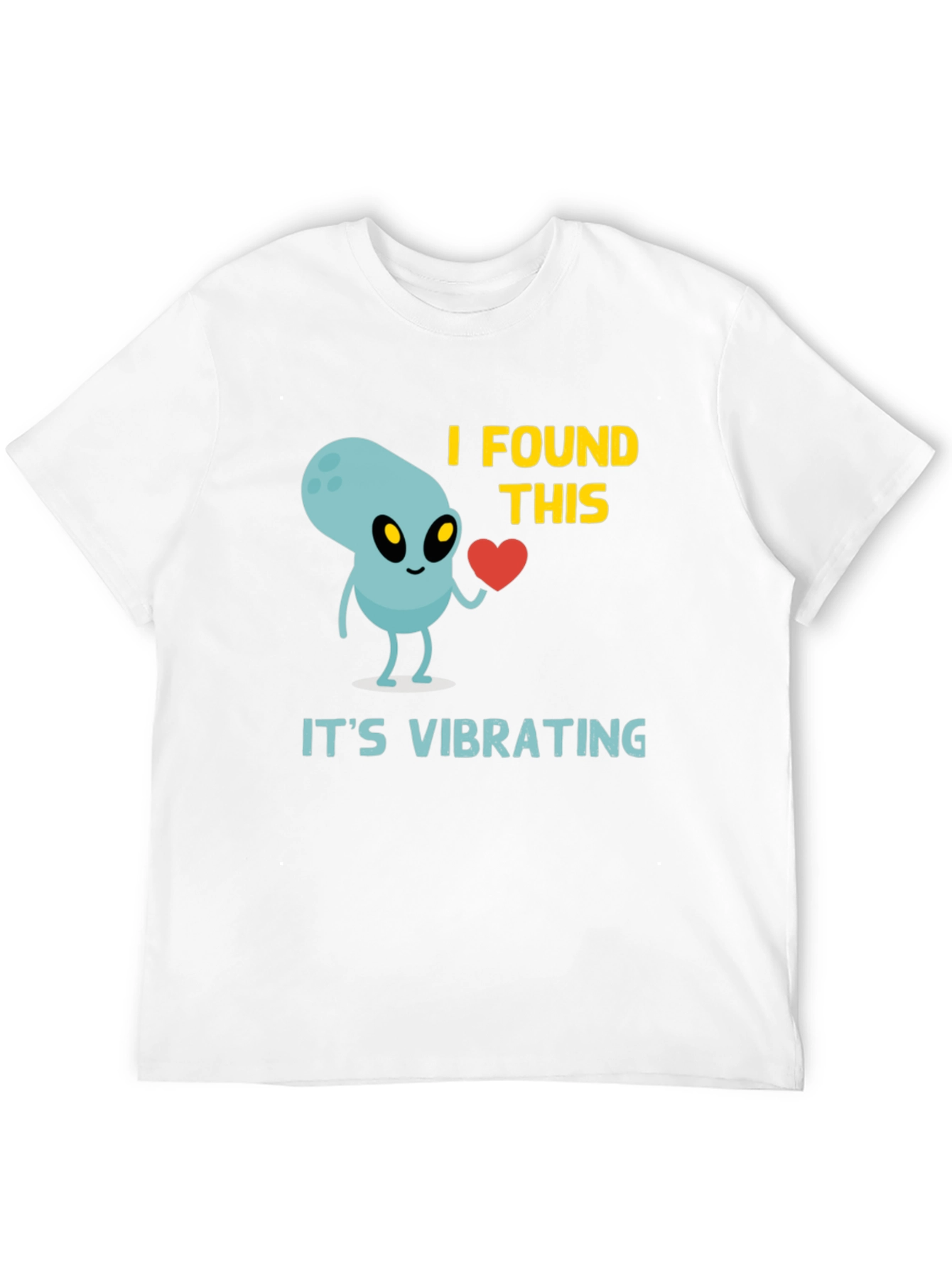 Alien Heart T-Shirt - Its Vibrating Funny Graphic Tee