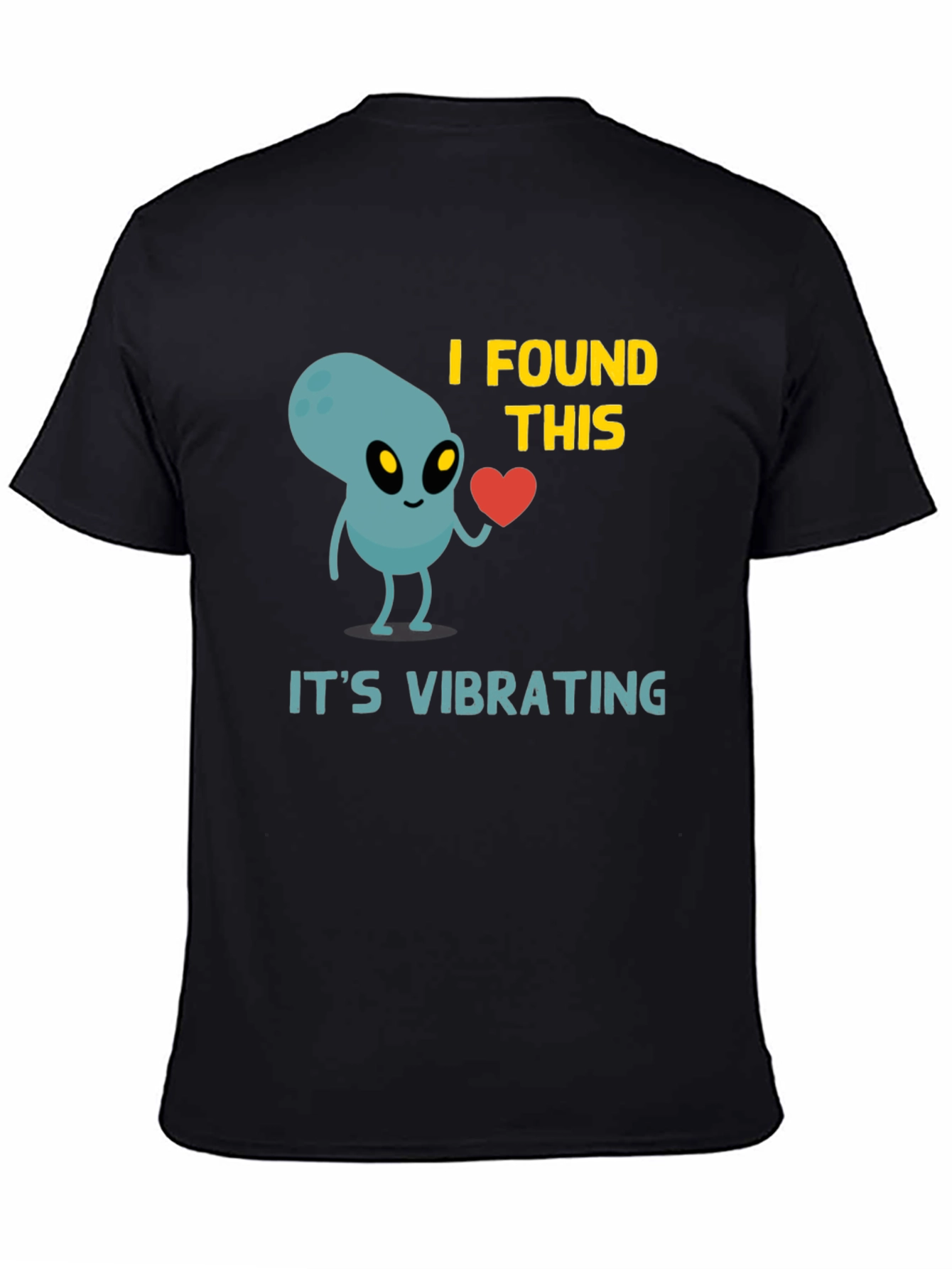 Alien Heart T-Shirt - Its Vibrating Funny Graphic Tee
