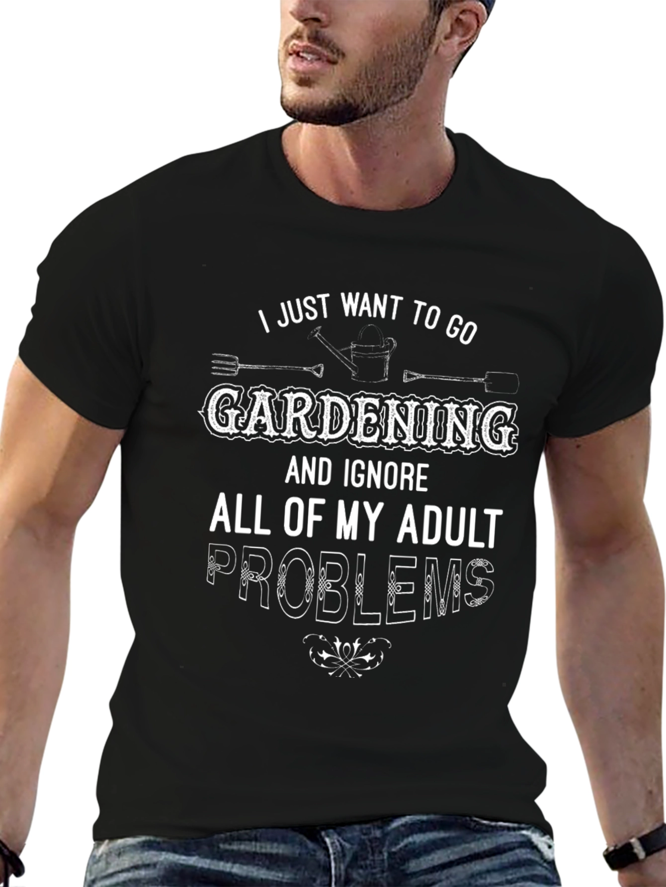 Gardening Adult Problems T-Shirt
