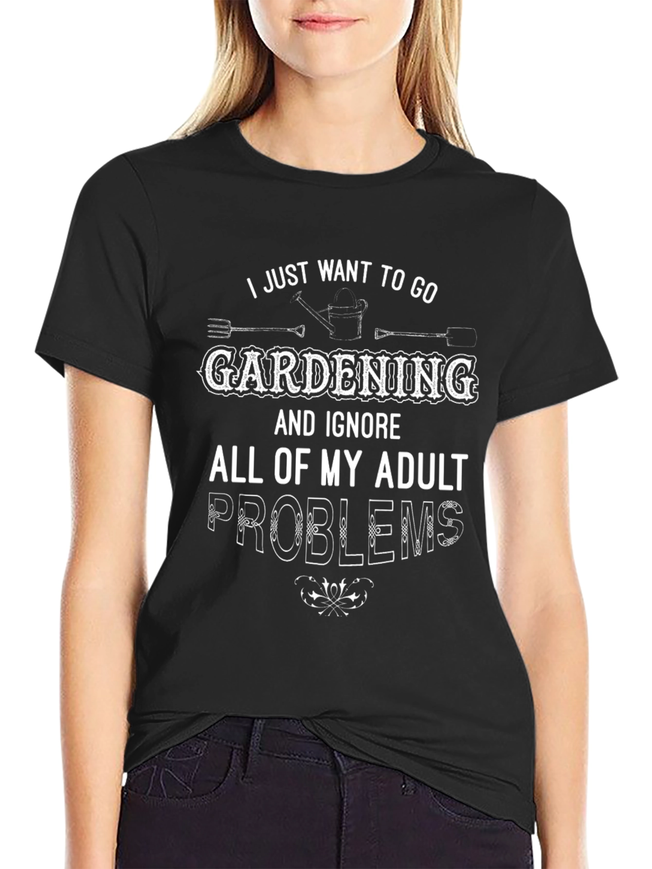 Gardening Adult Problems T-Shirt