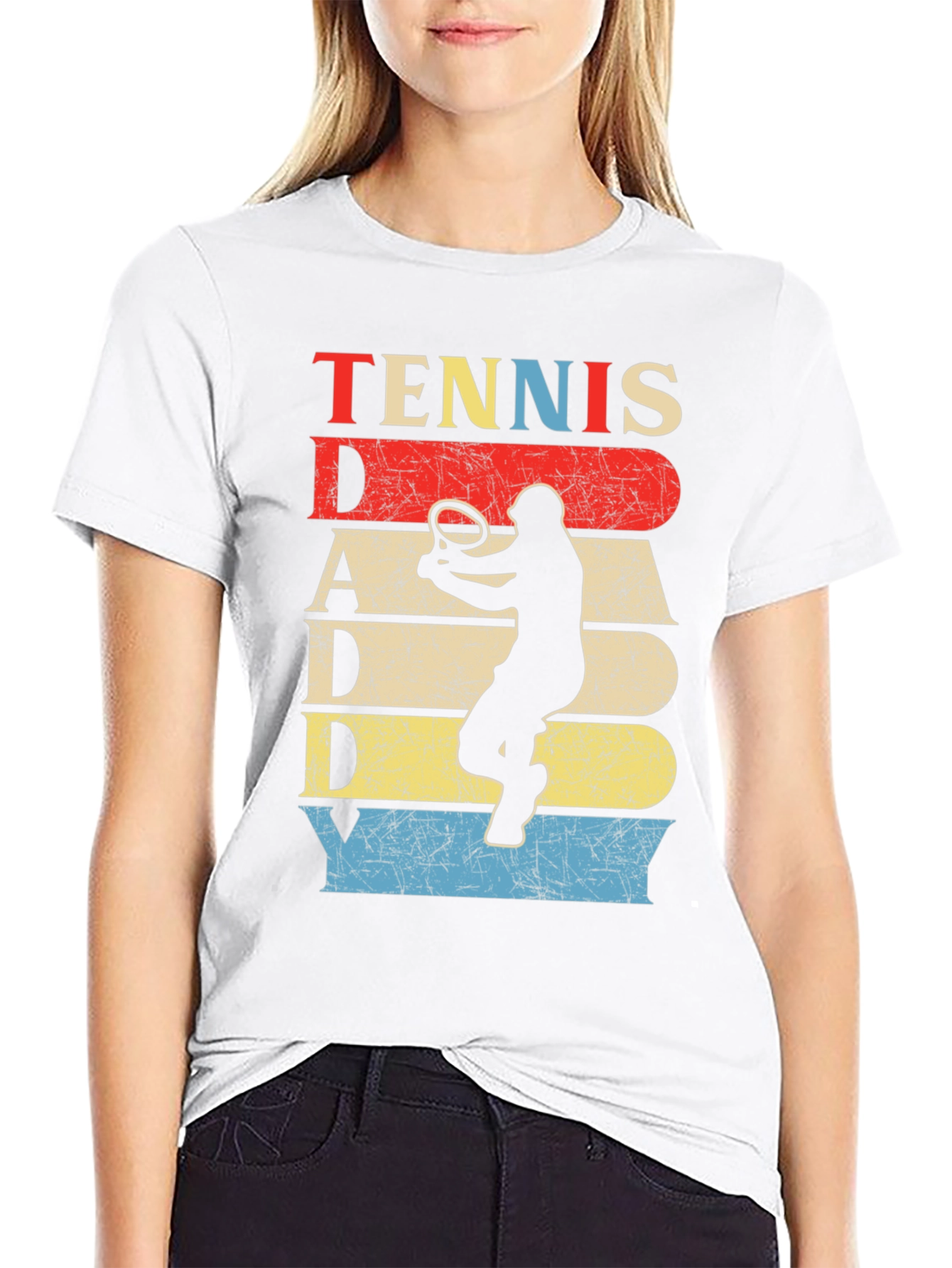 Tennis Dad Retro T-Shirt - Perfect Fathers Day Gift