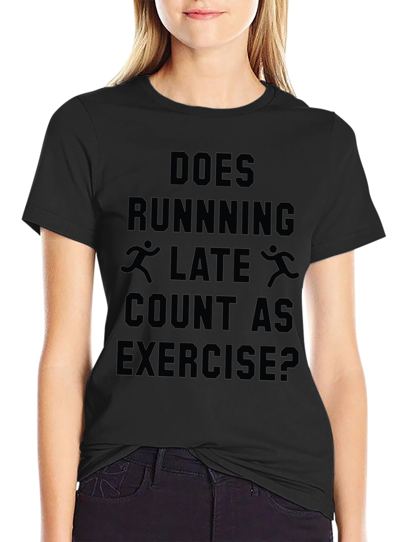 Funny Running Late Exercise T-Shirt