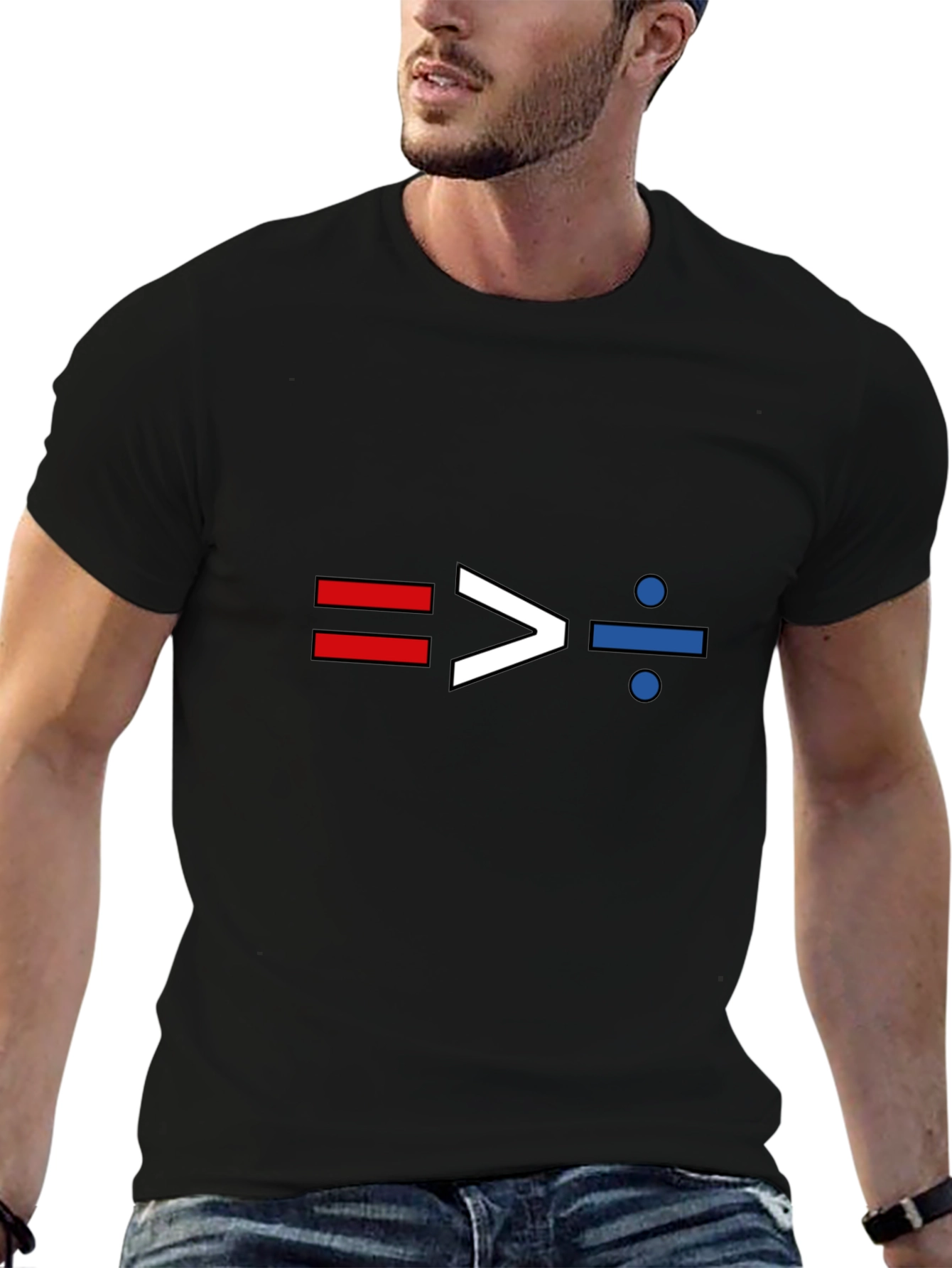 Equality T-Shirt - Red White and Blue Design