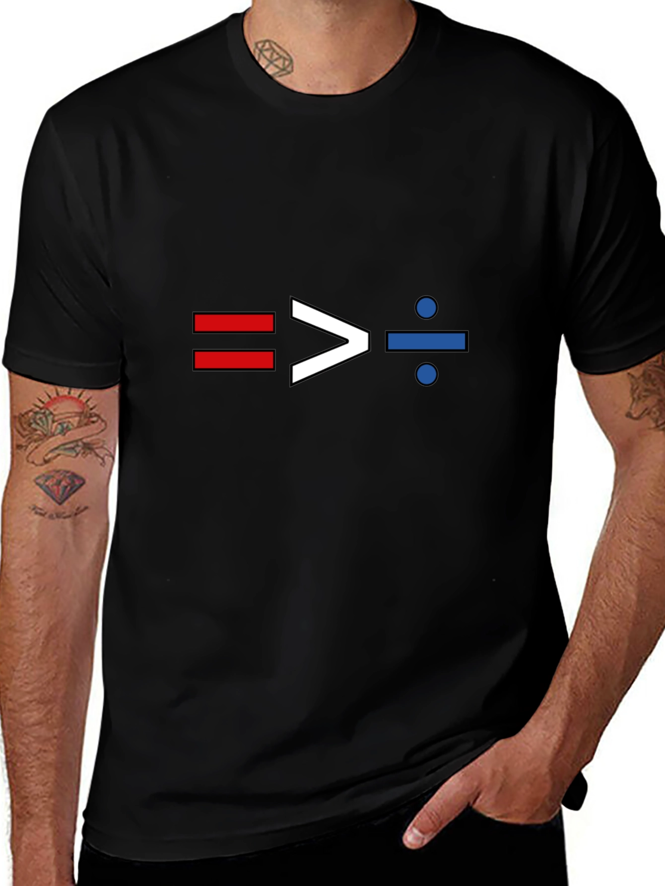 Equality T-Shirt - Red White and Blue Design