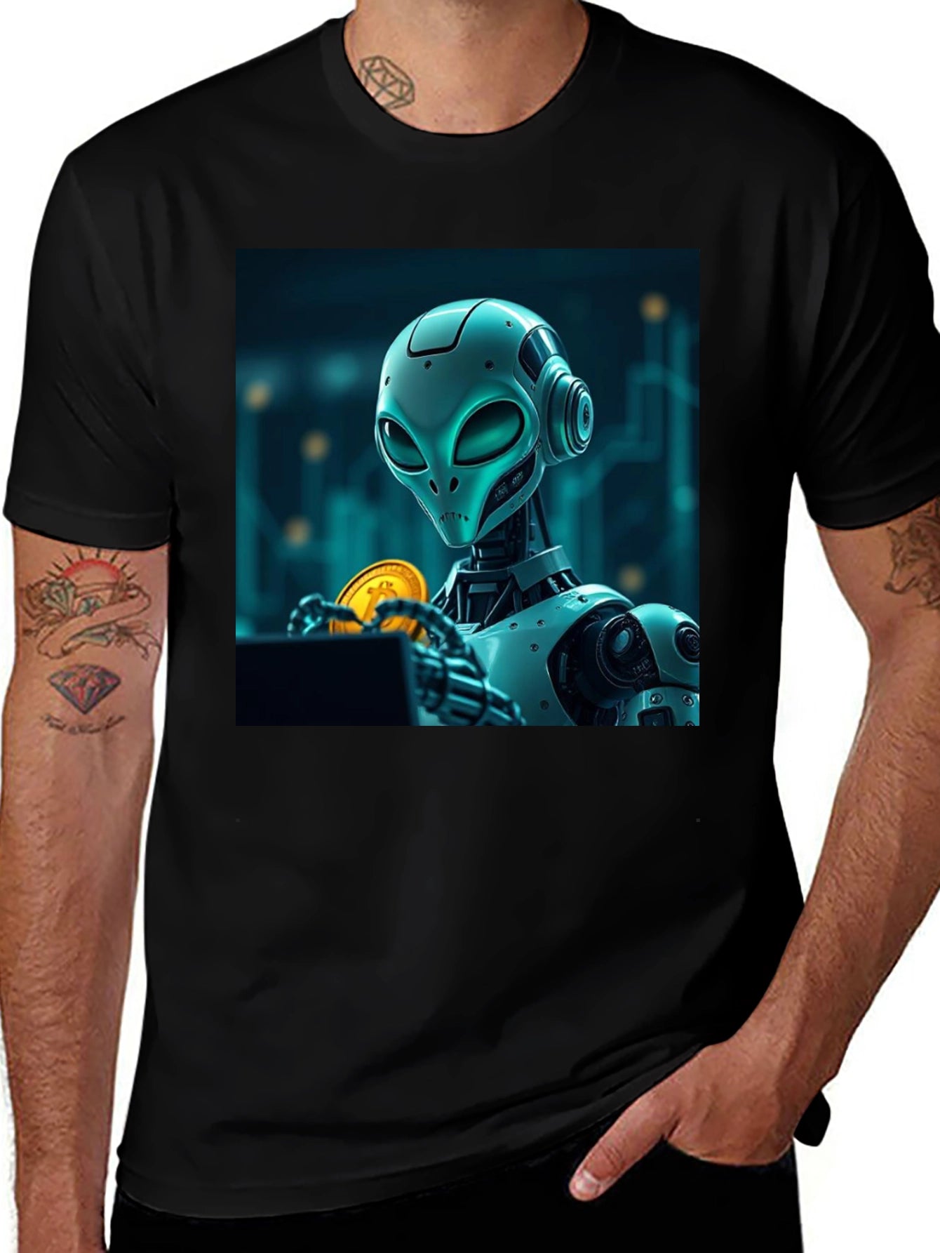 Alien Crypto Trader T-Shirt