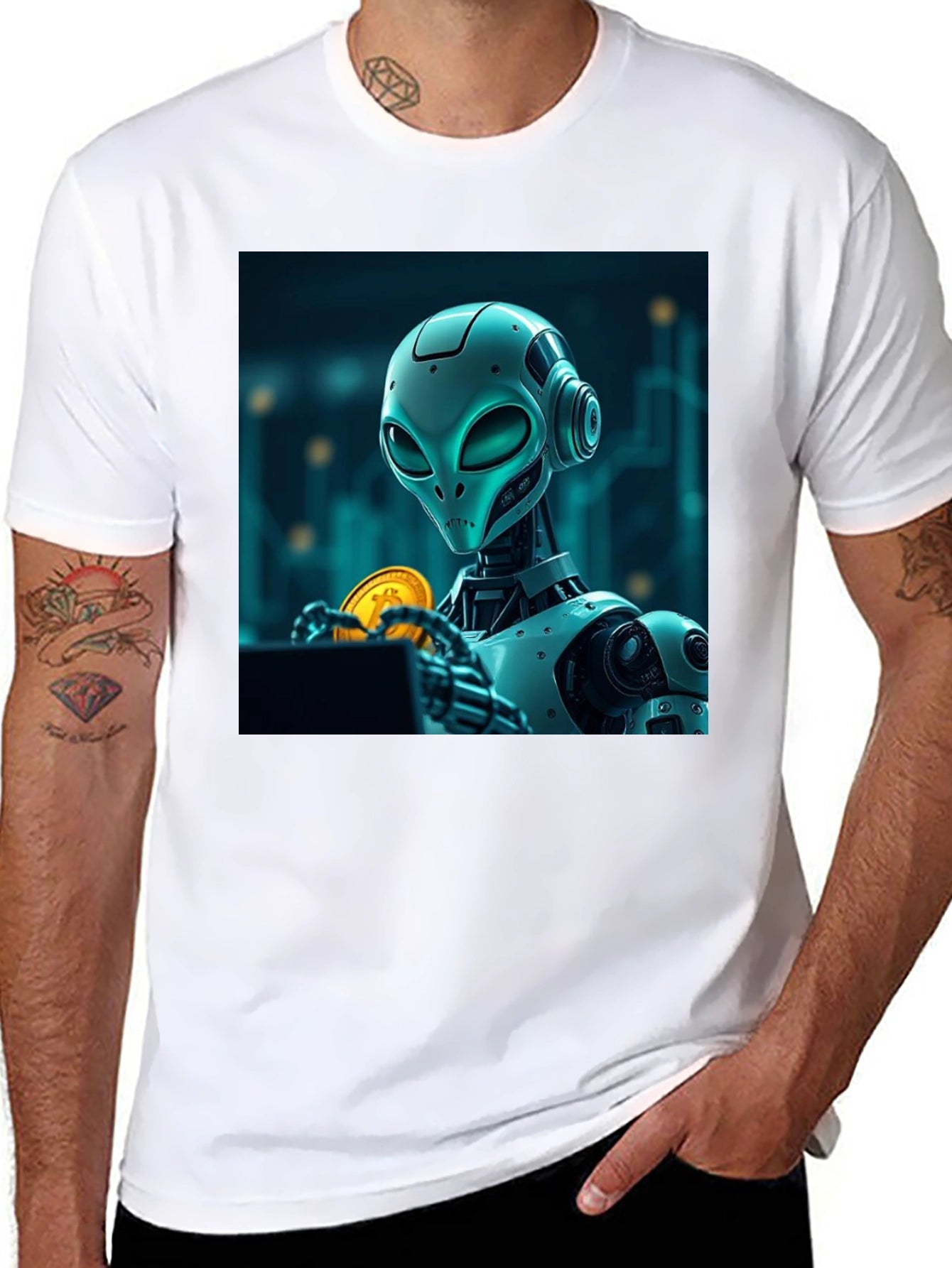 Alien Crypto Trader T-Shirt