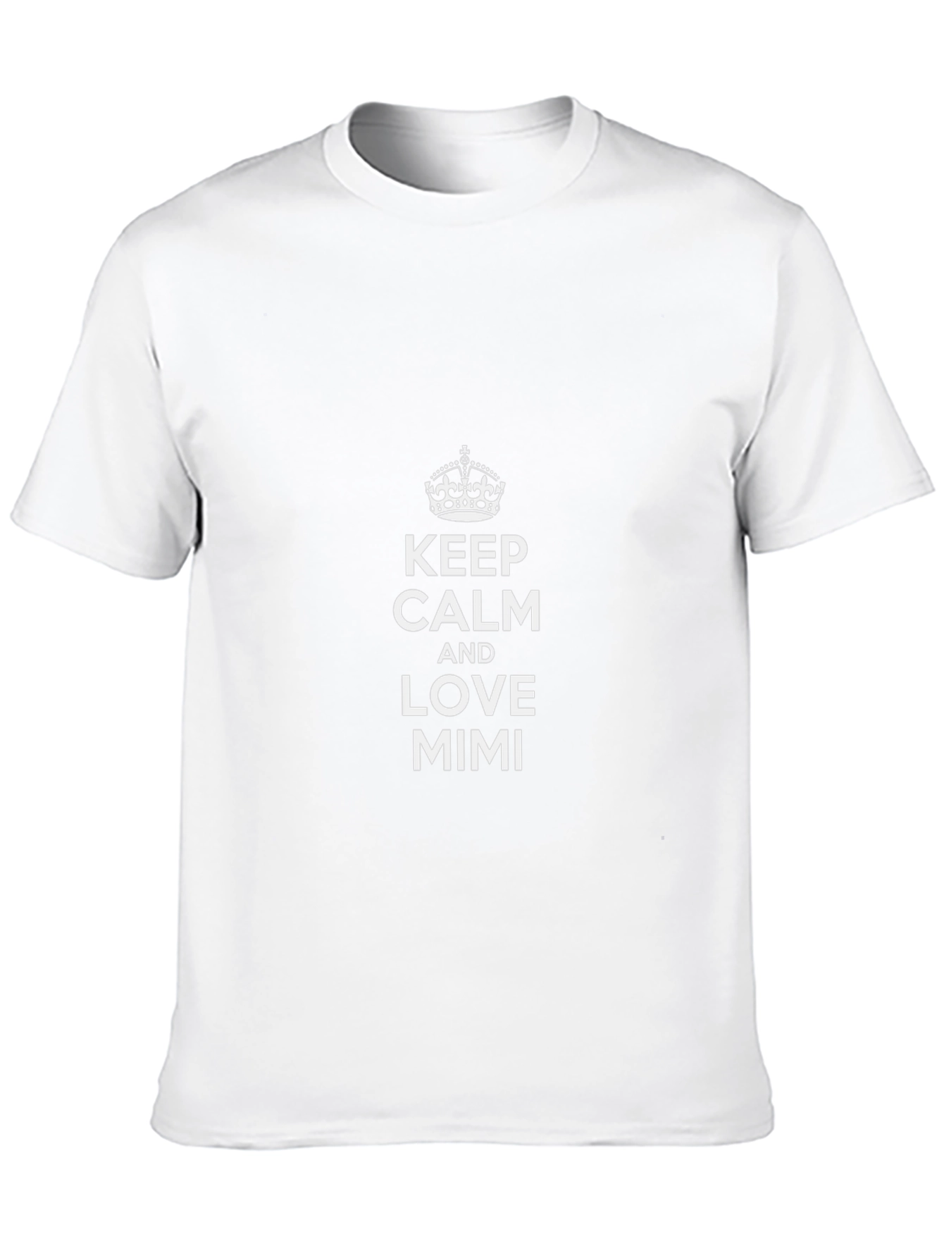 Keep Calm Love Mimi Black T-Shirt