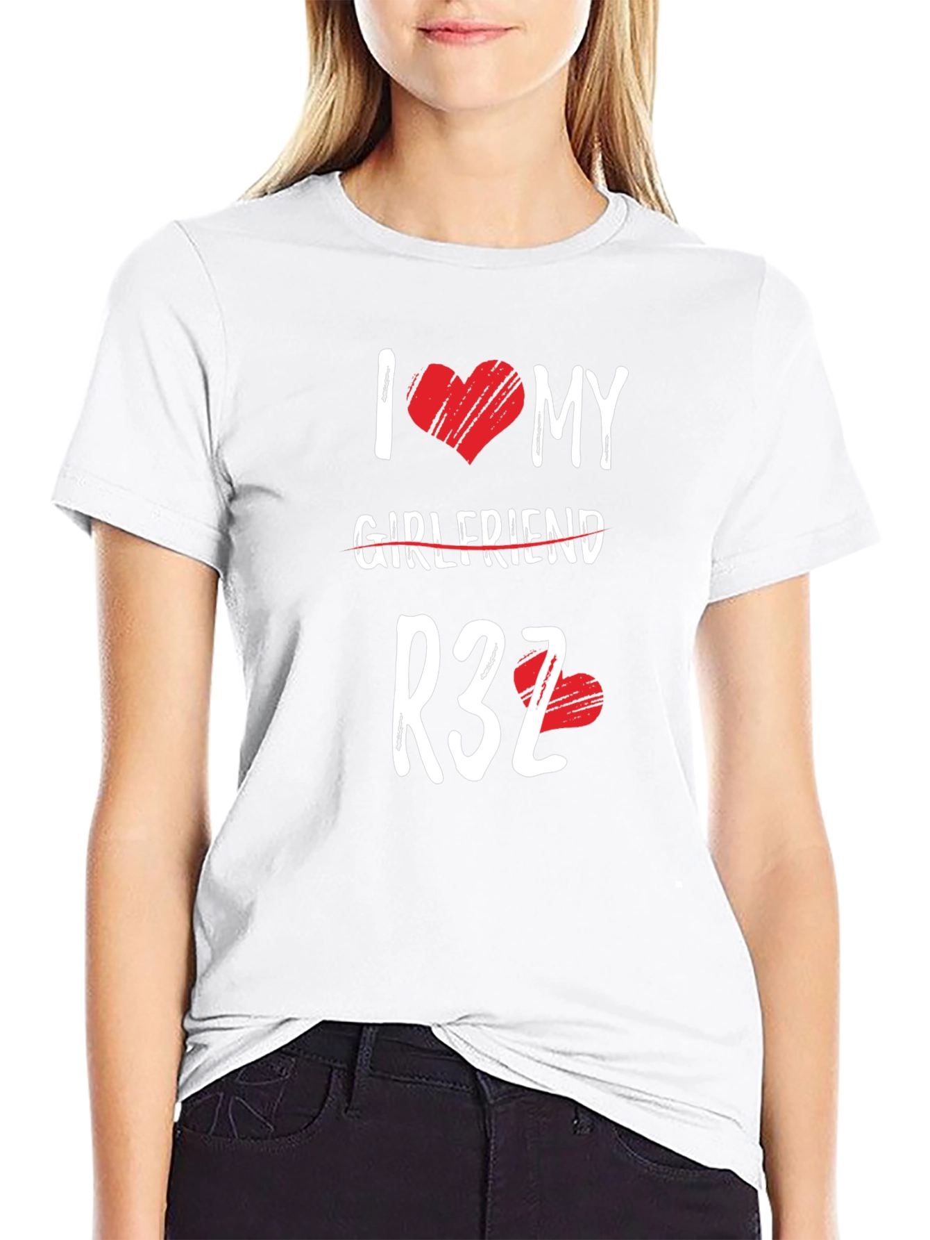 I Heart My Girlfriend R32 Graphic T-Shirt