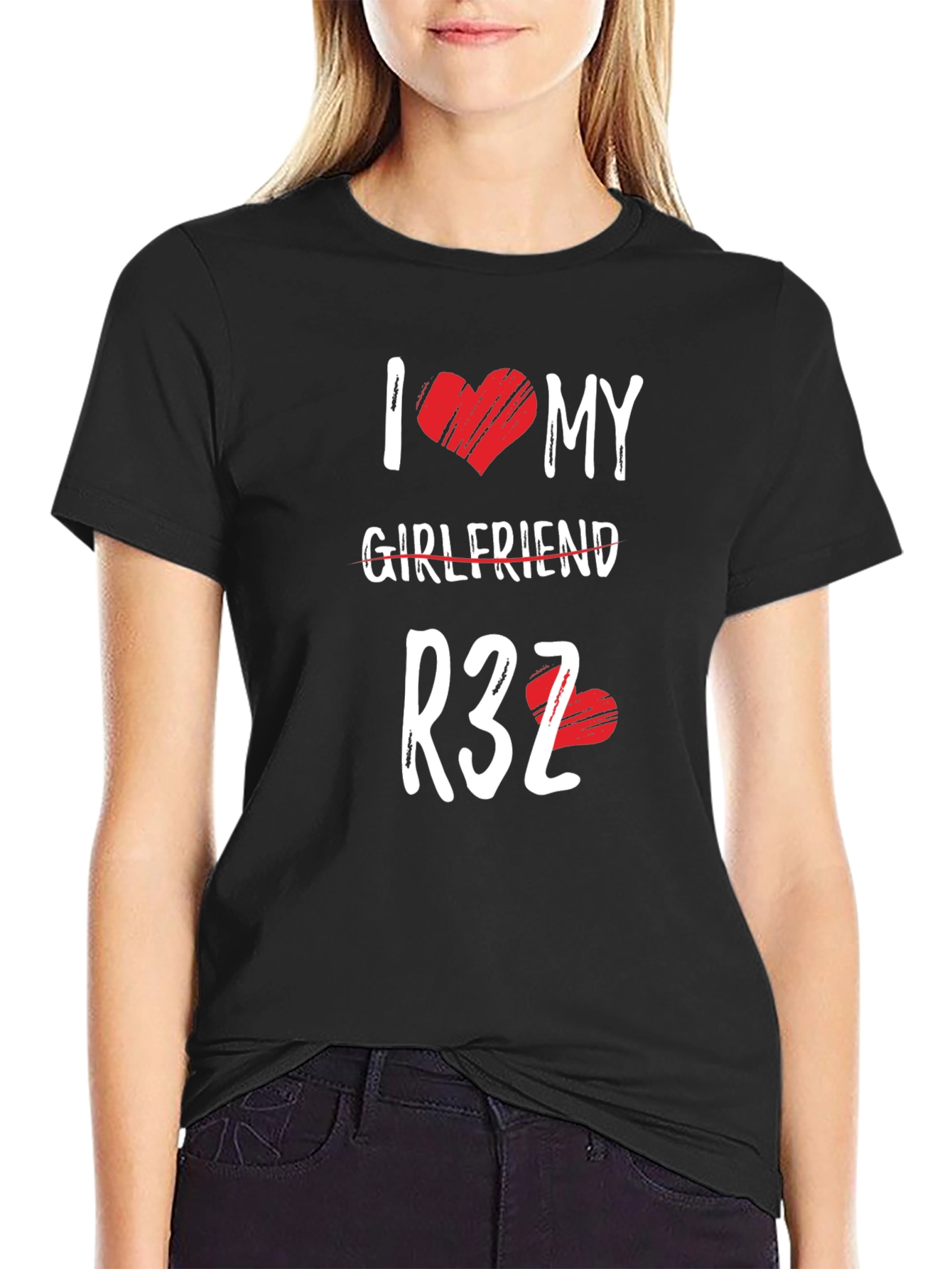I Heart My Girlfriend R32 Graphic T-Shirt