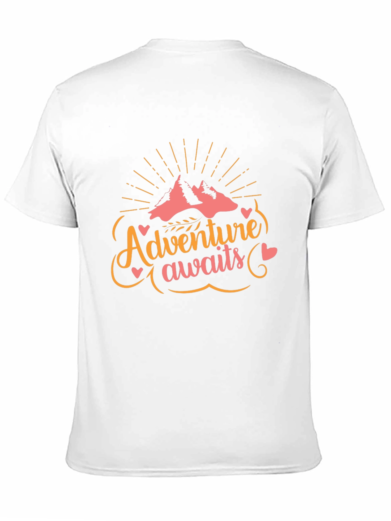 Adventure Awaits Graphic T-Shirt - Black