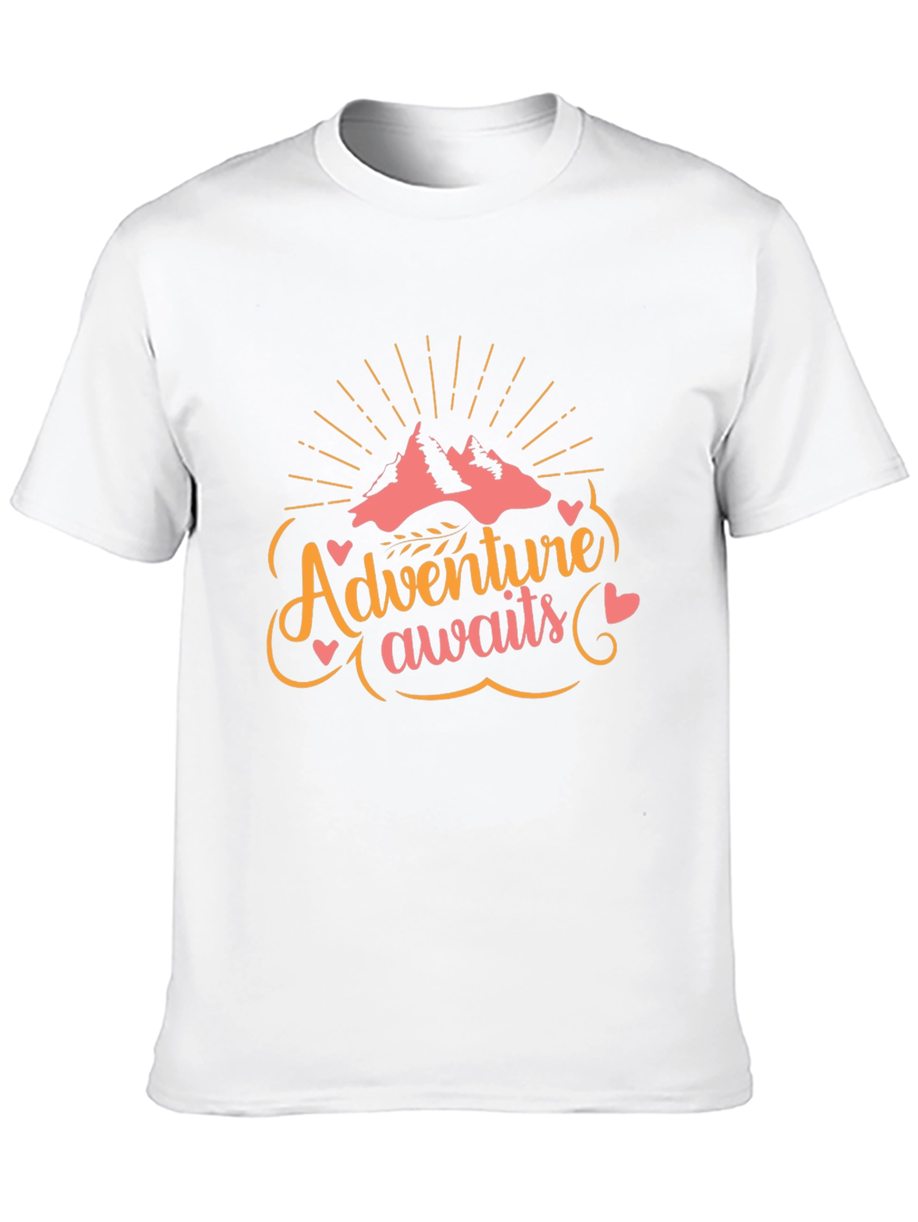 Adventure Awaits Graphic T-Shirt - Black