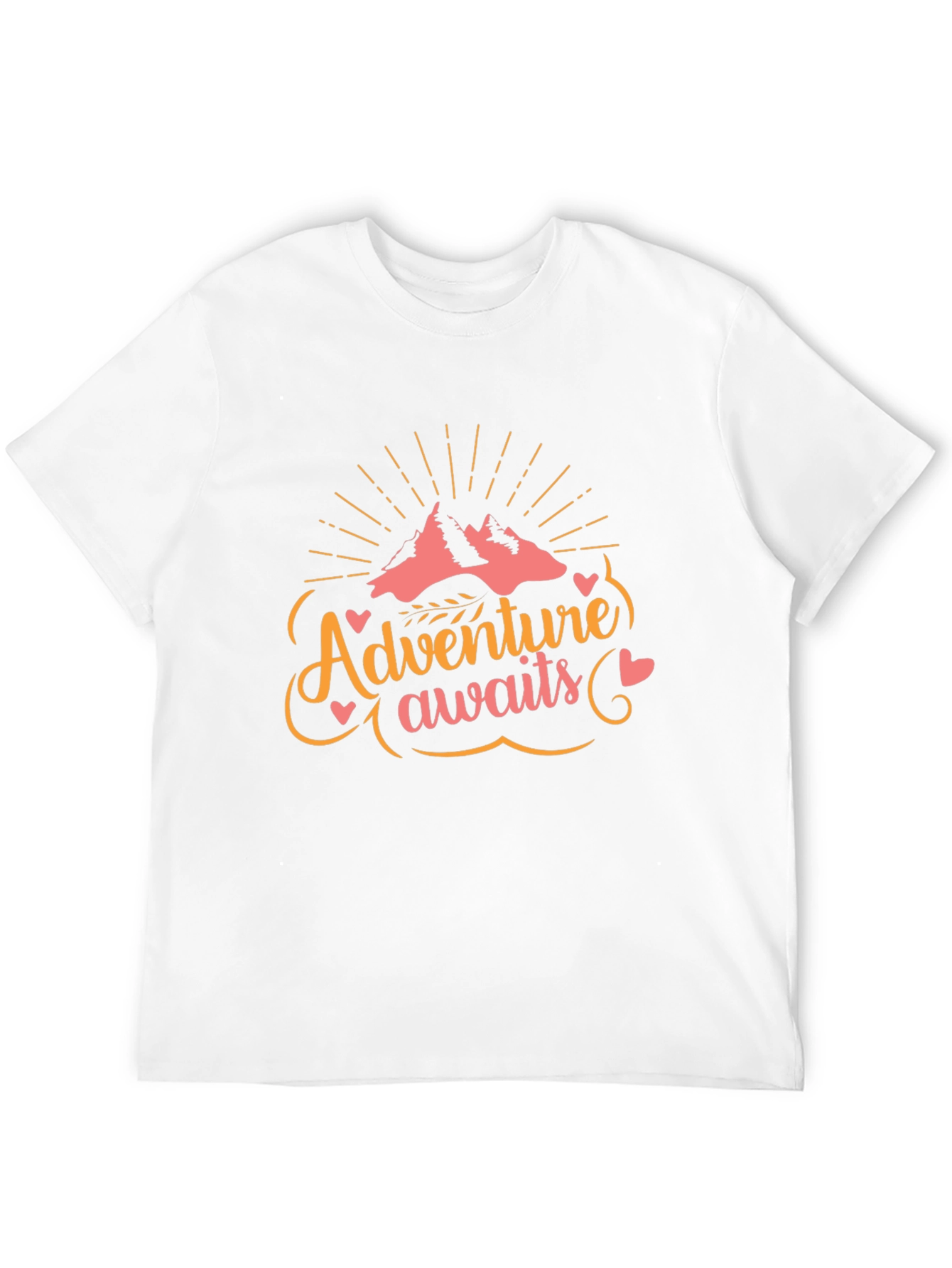 Adventure Awaits Graphic T-Shirt - Black