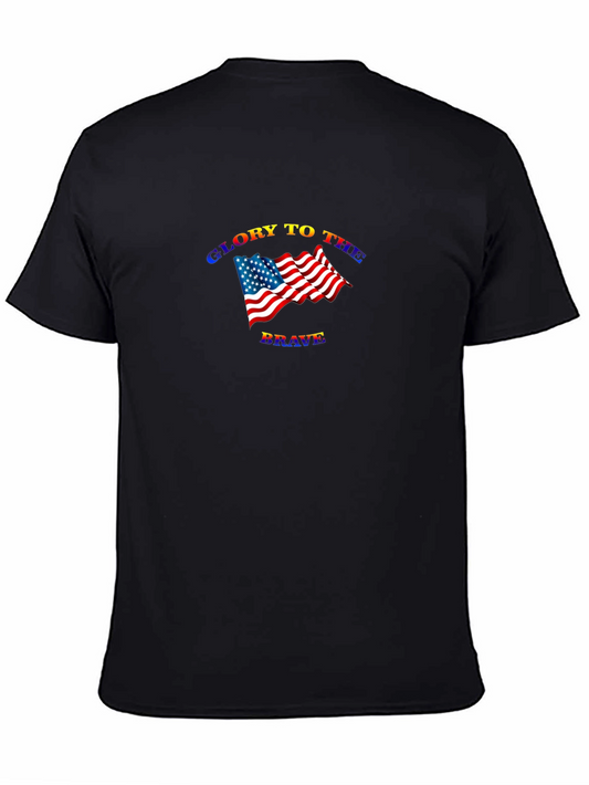 Glory to the Brave Patriotic T-Shirt