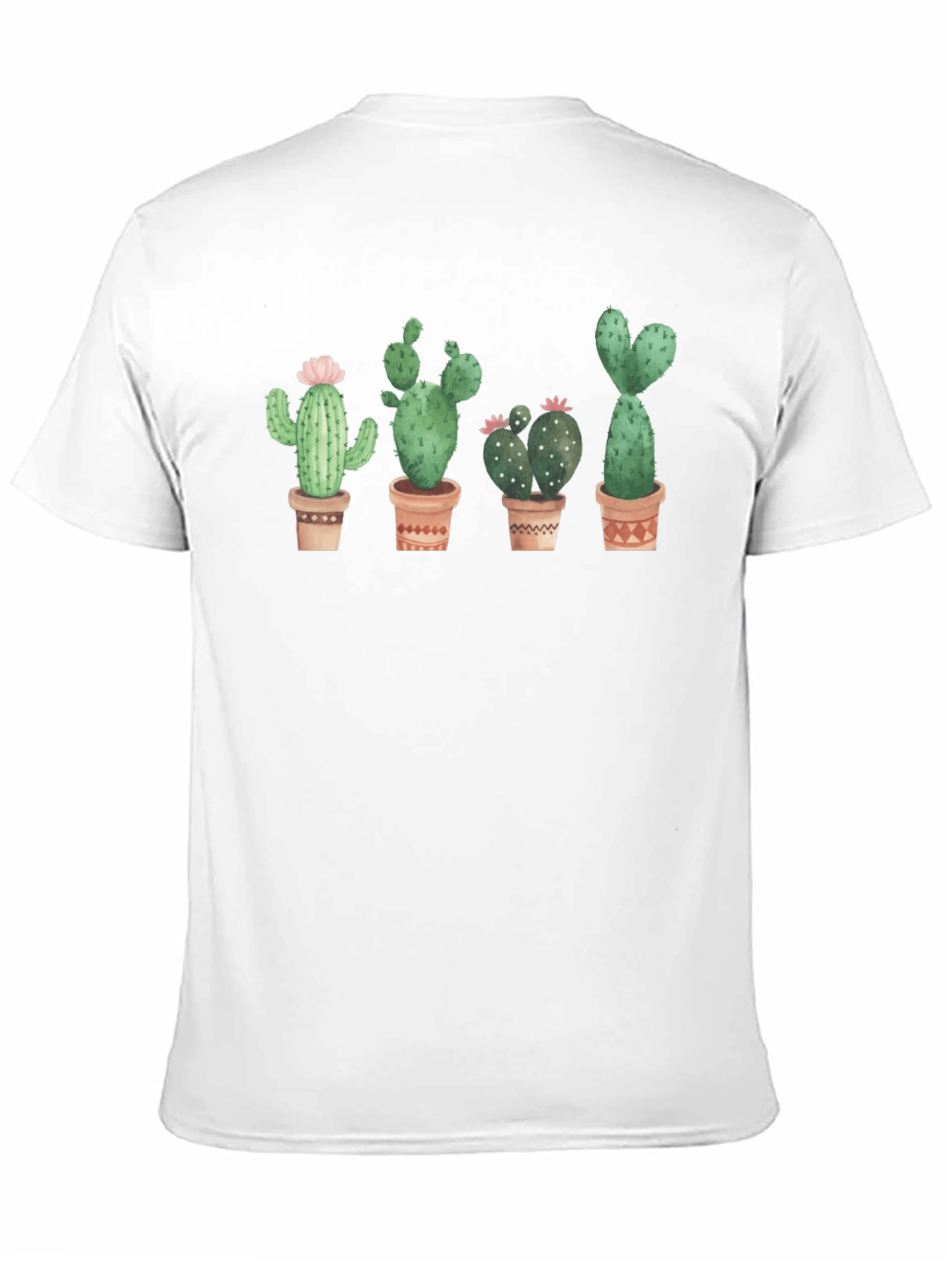Cactus Pot Black T-Shirt
