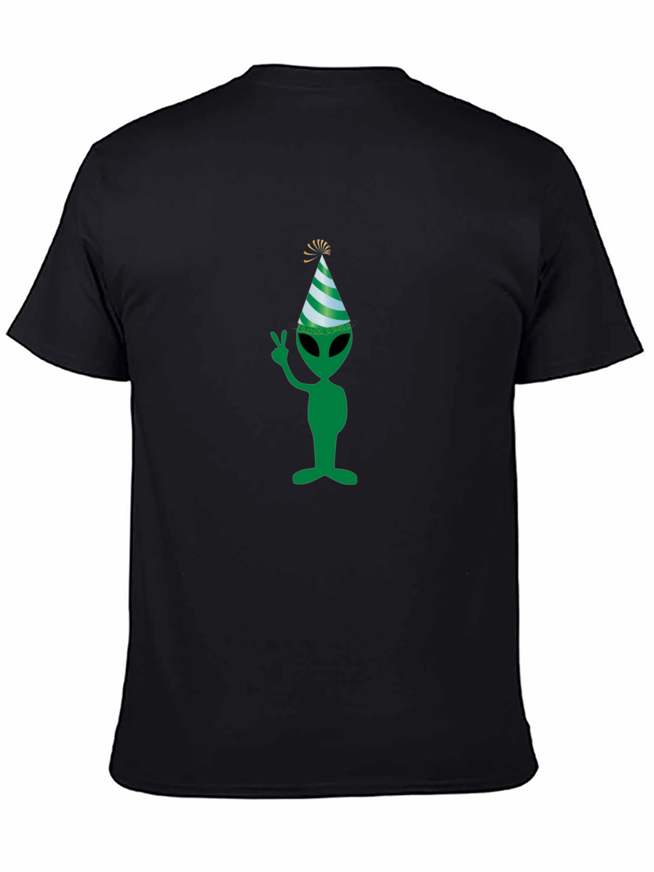 Alien Party T-Shirt - Mens Black Tee