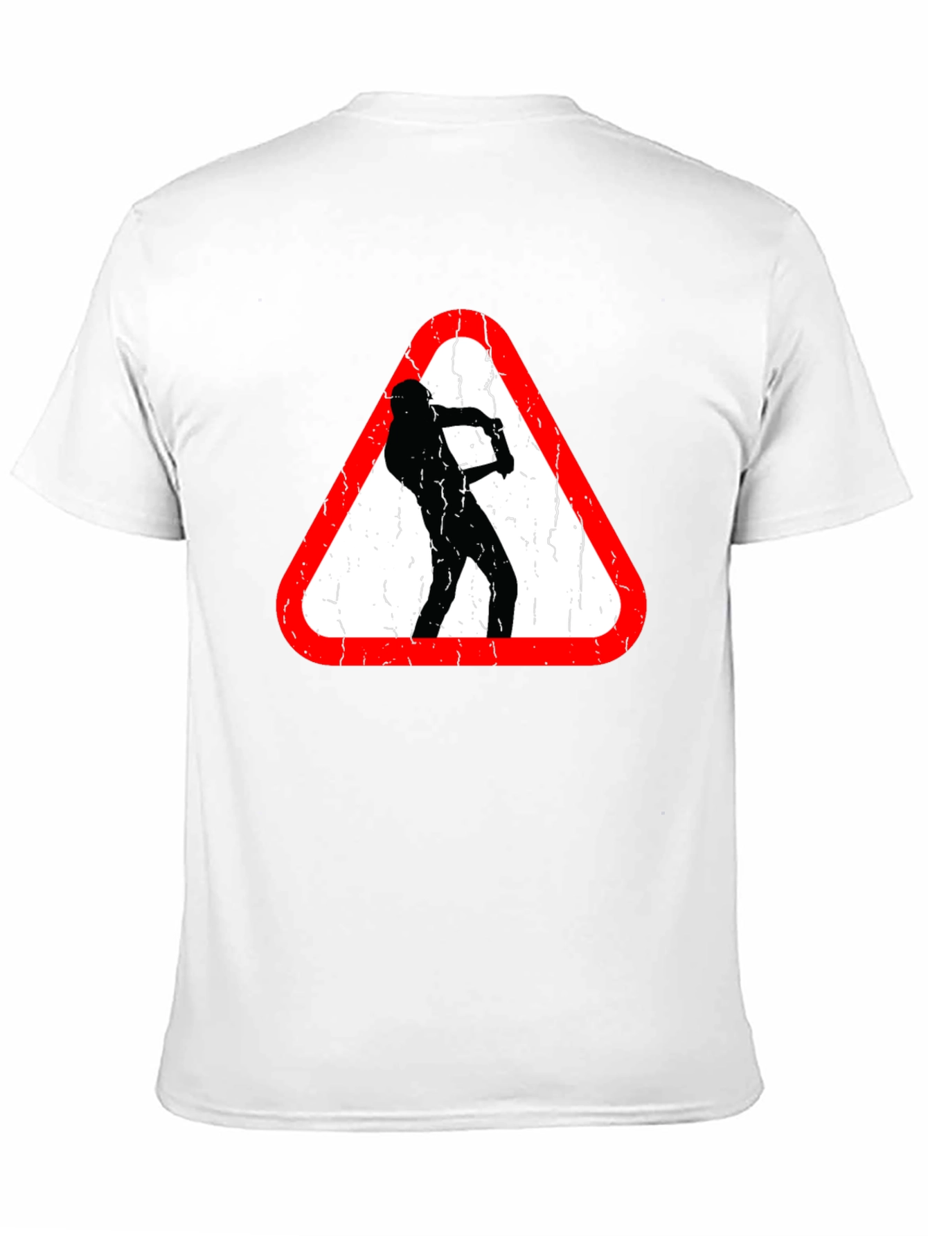 Funny Road Sign T-Shirt - Beware of Golfer