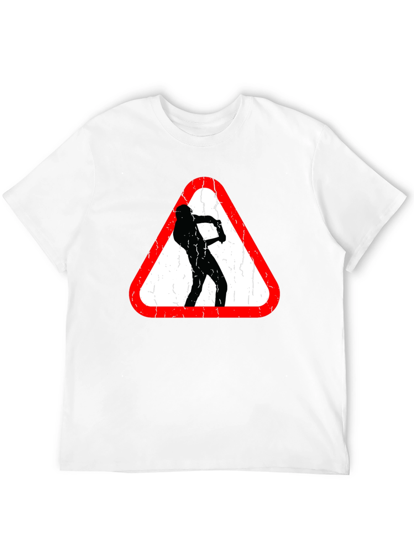 Funny Road Sign T-Shirt - Beware of Golfer