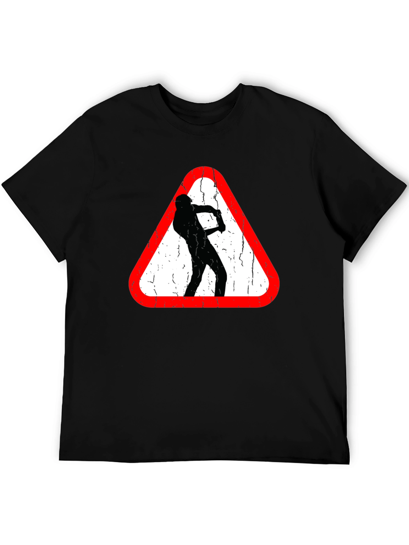 Funny Road Sign T-Shirt - Beware of Golfer