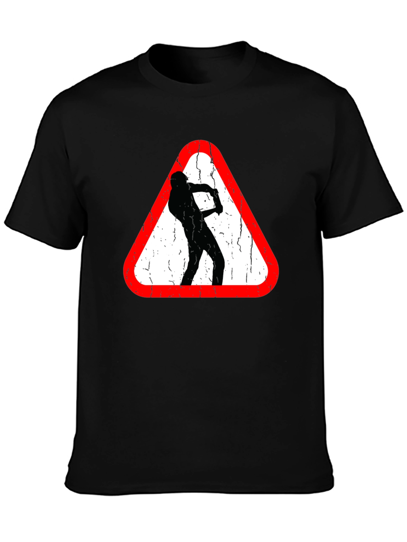 Funny Road Sign T-Shirt - Beware of Golfer