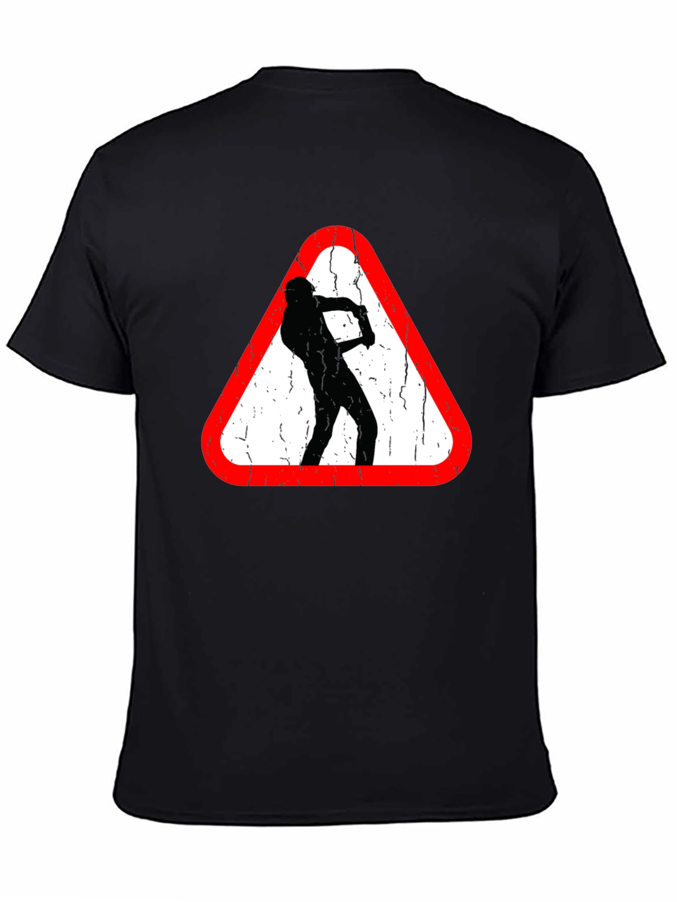 Funny Road Sign T-Shirt - Beware of Golfer