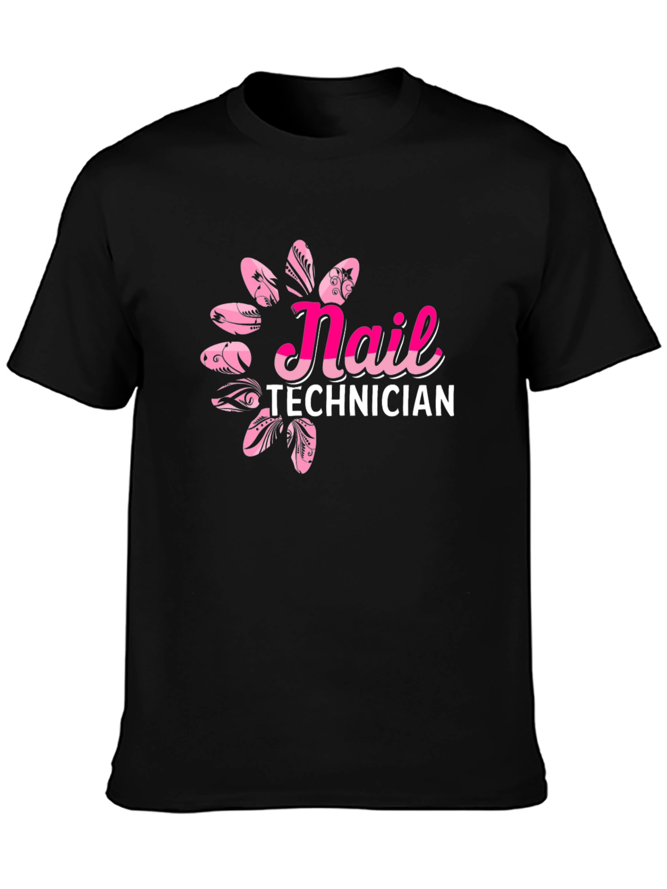Nail Technician Graphic Tee - Stylish Salon Apparel