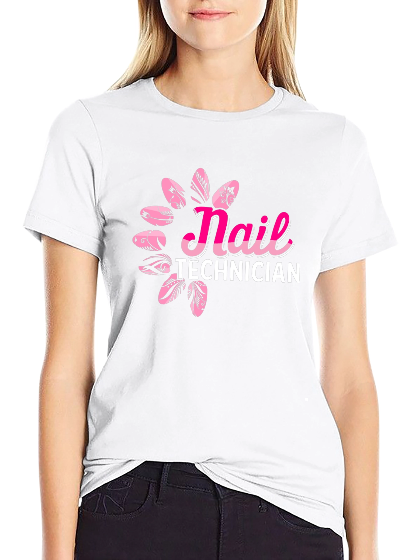Nail Technician Graphic Tee - Stylish Salon Apparel