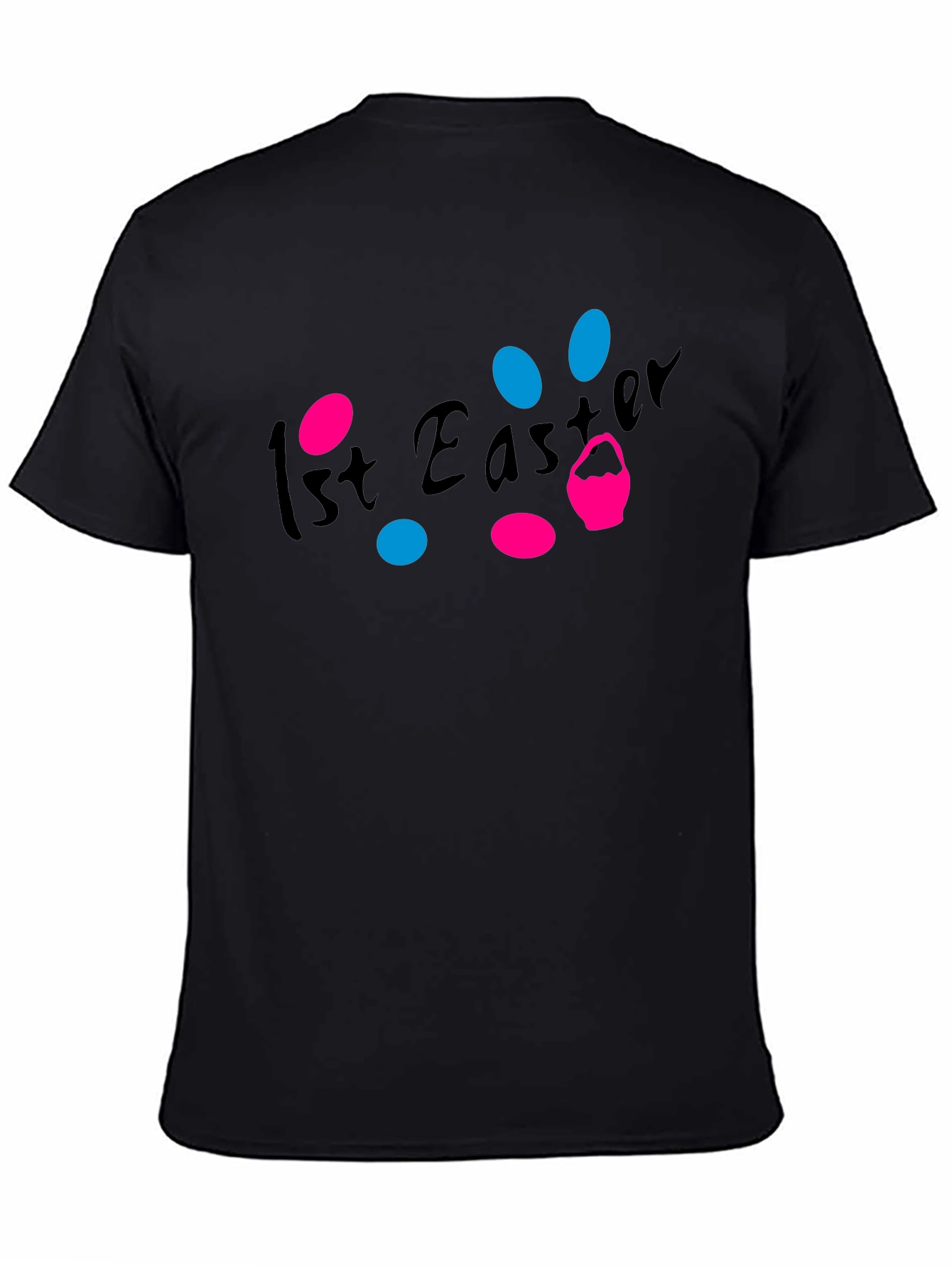 1st Easter T-Shirt - Black Graphic Tee