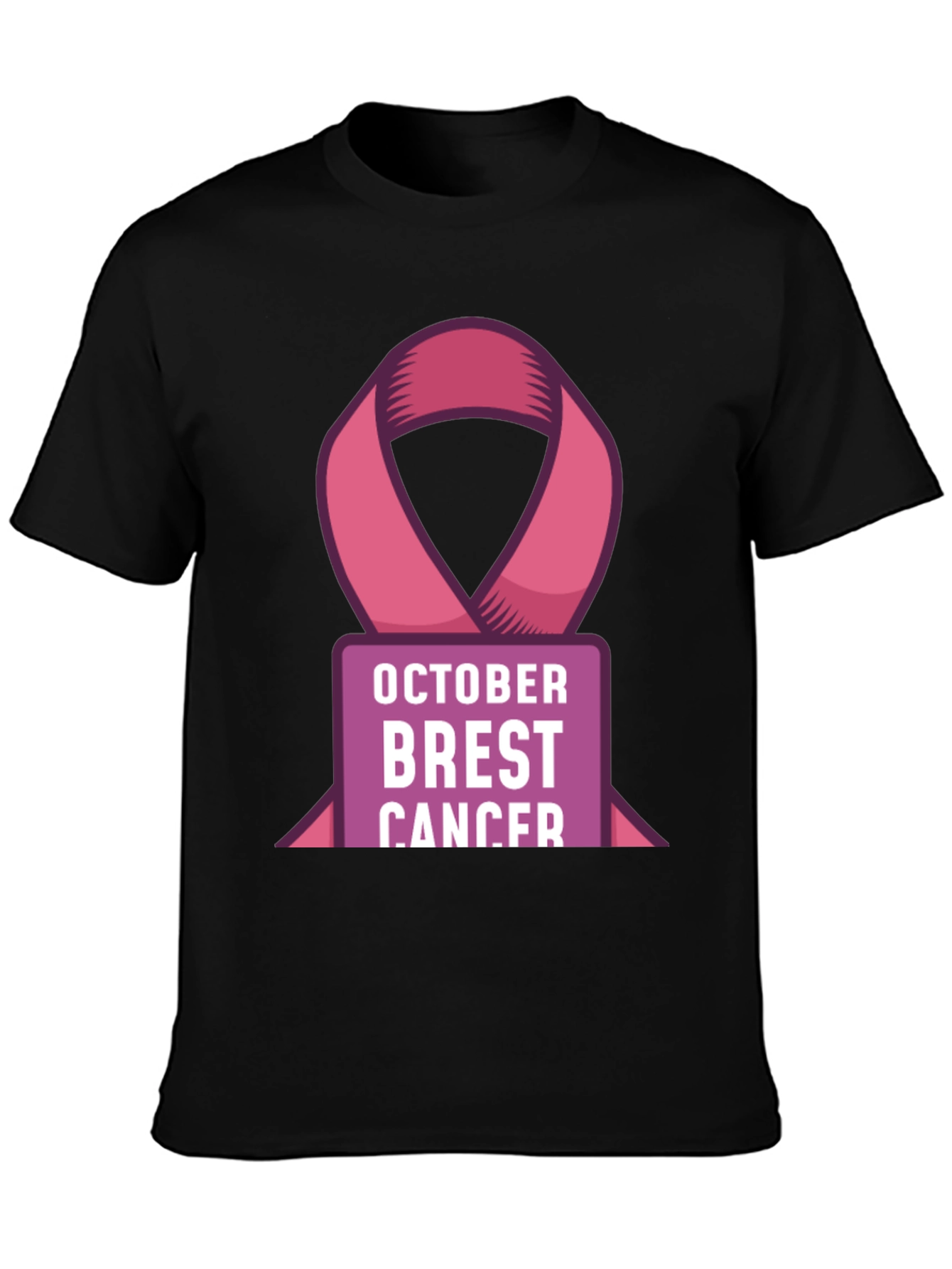 October Breast Cancer Awareness Ribbon T-Shirt