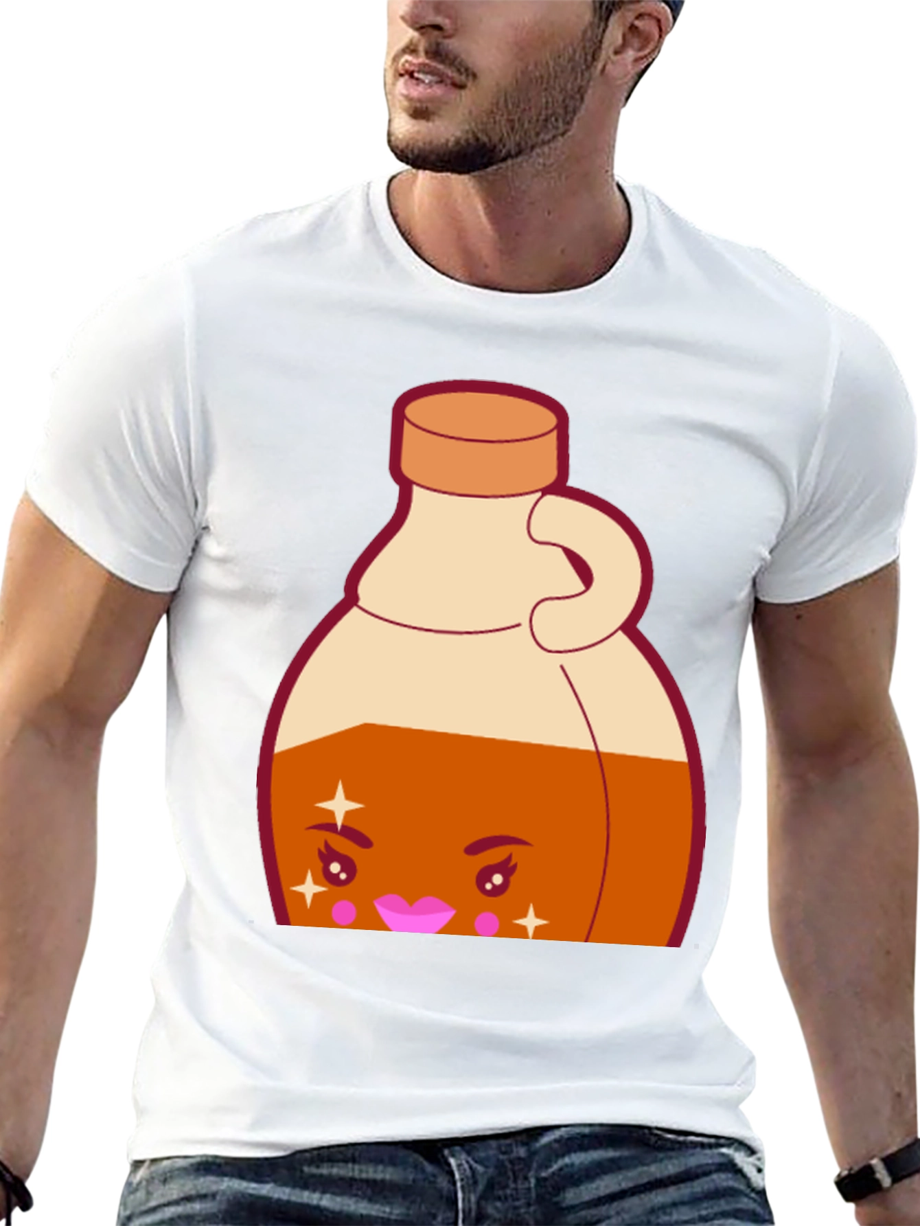 Quirky Cartoon Jug T-Shirt - Fun Graphic Tee