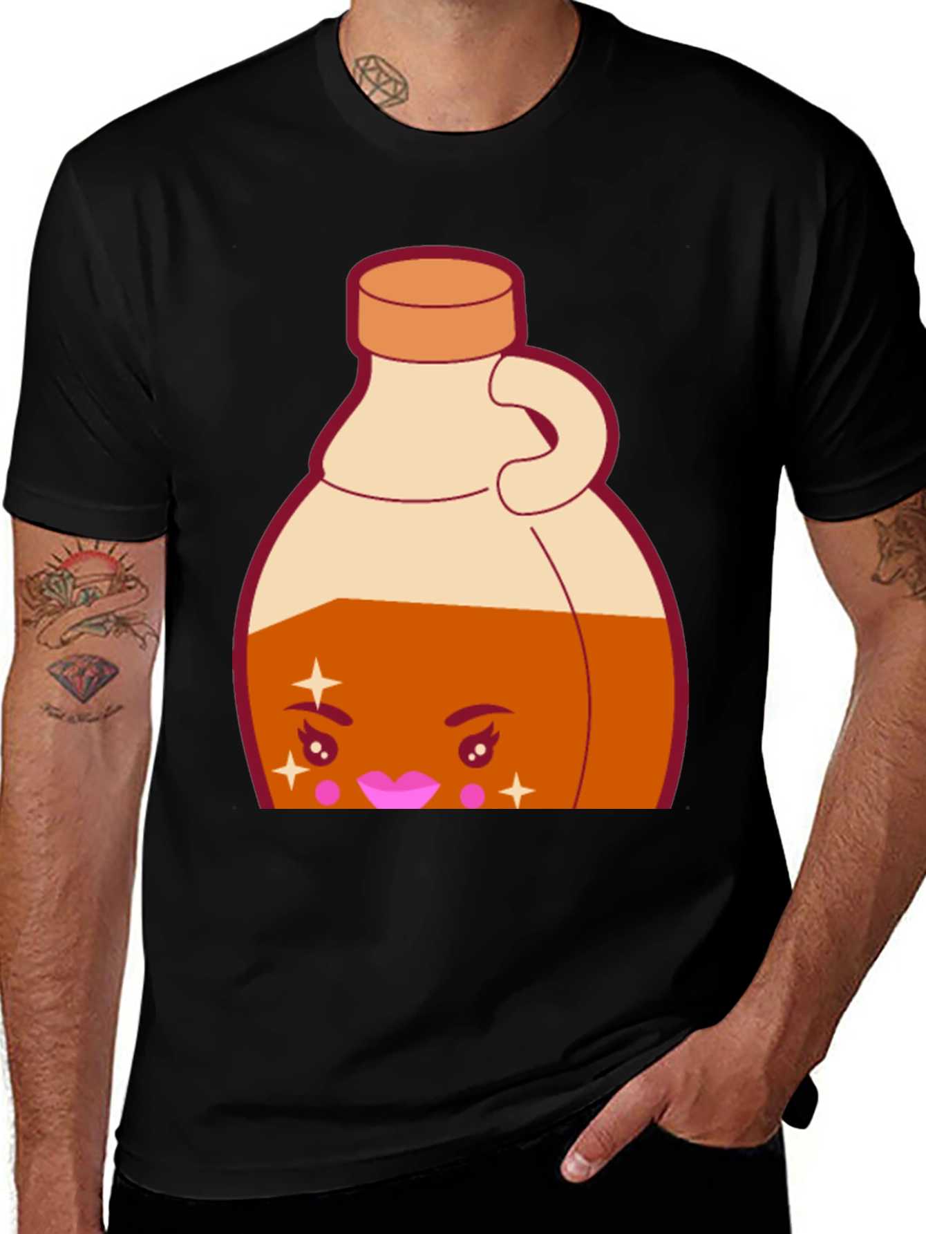 Quirky Cartoon Jug T-Shirt - Fun Graphic Tee
