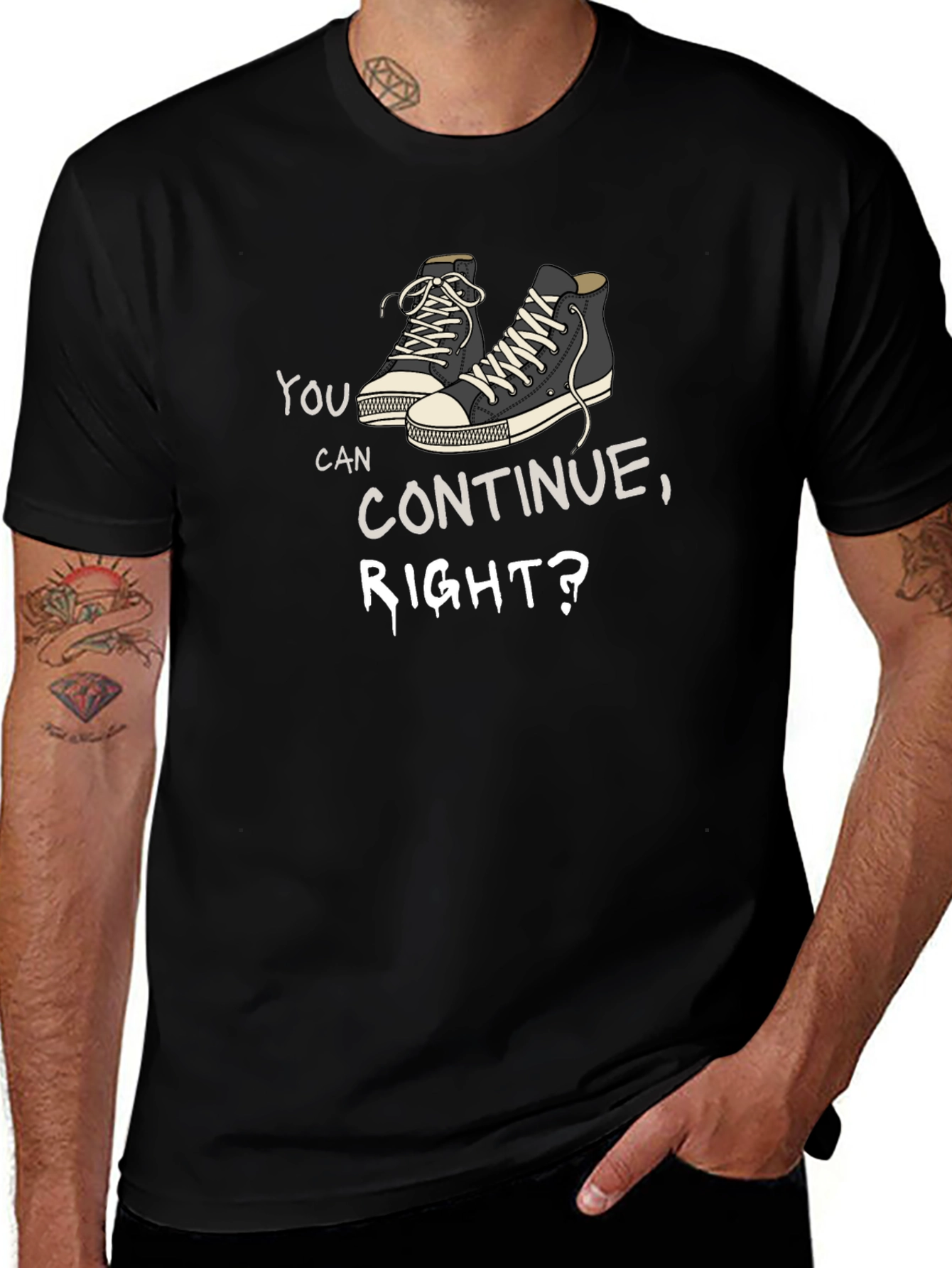 You Can Continue Right? Graphic Tee