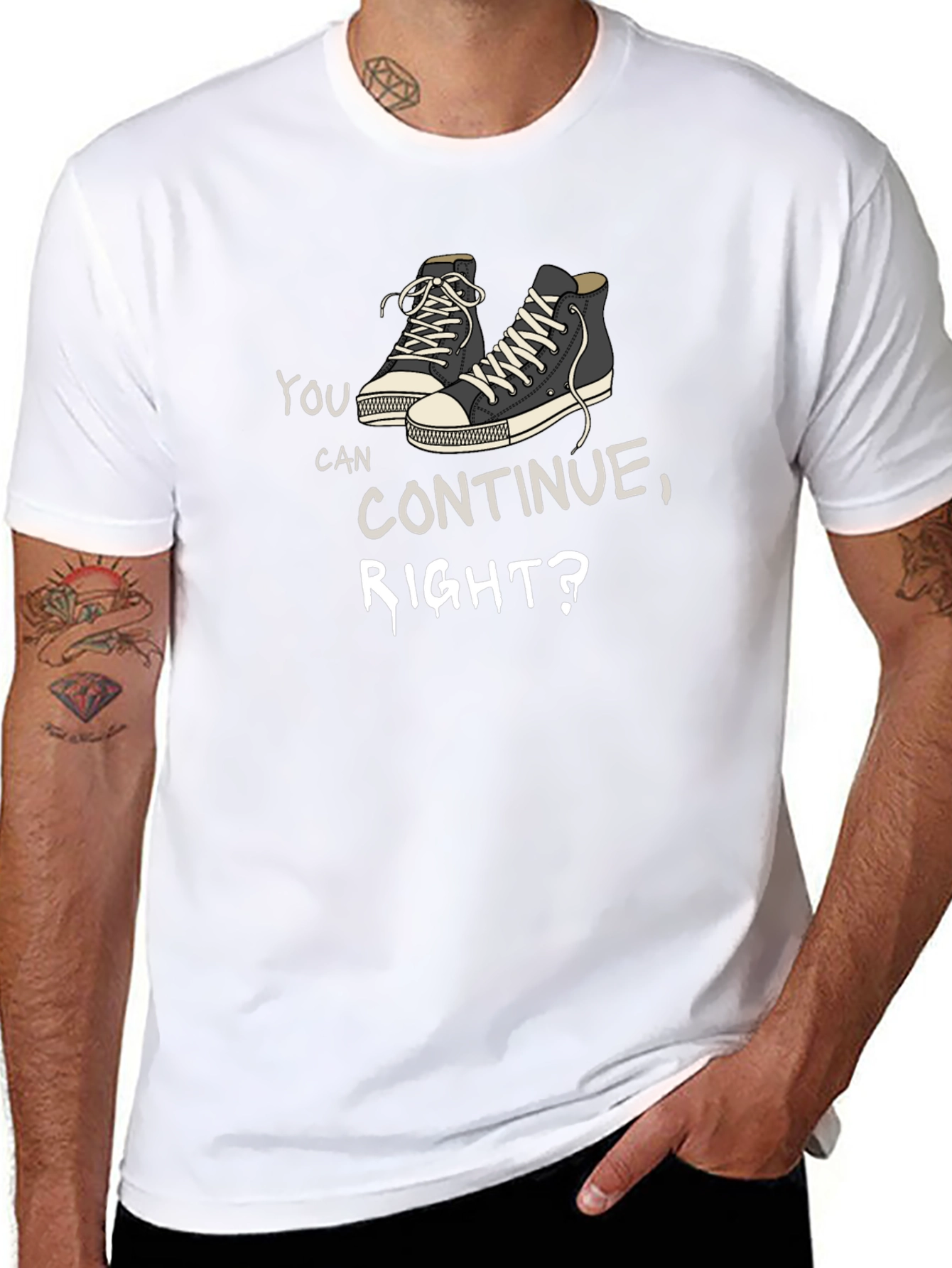 You Can Continue Right? Graphic Tee