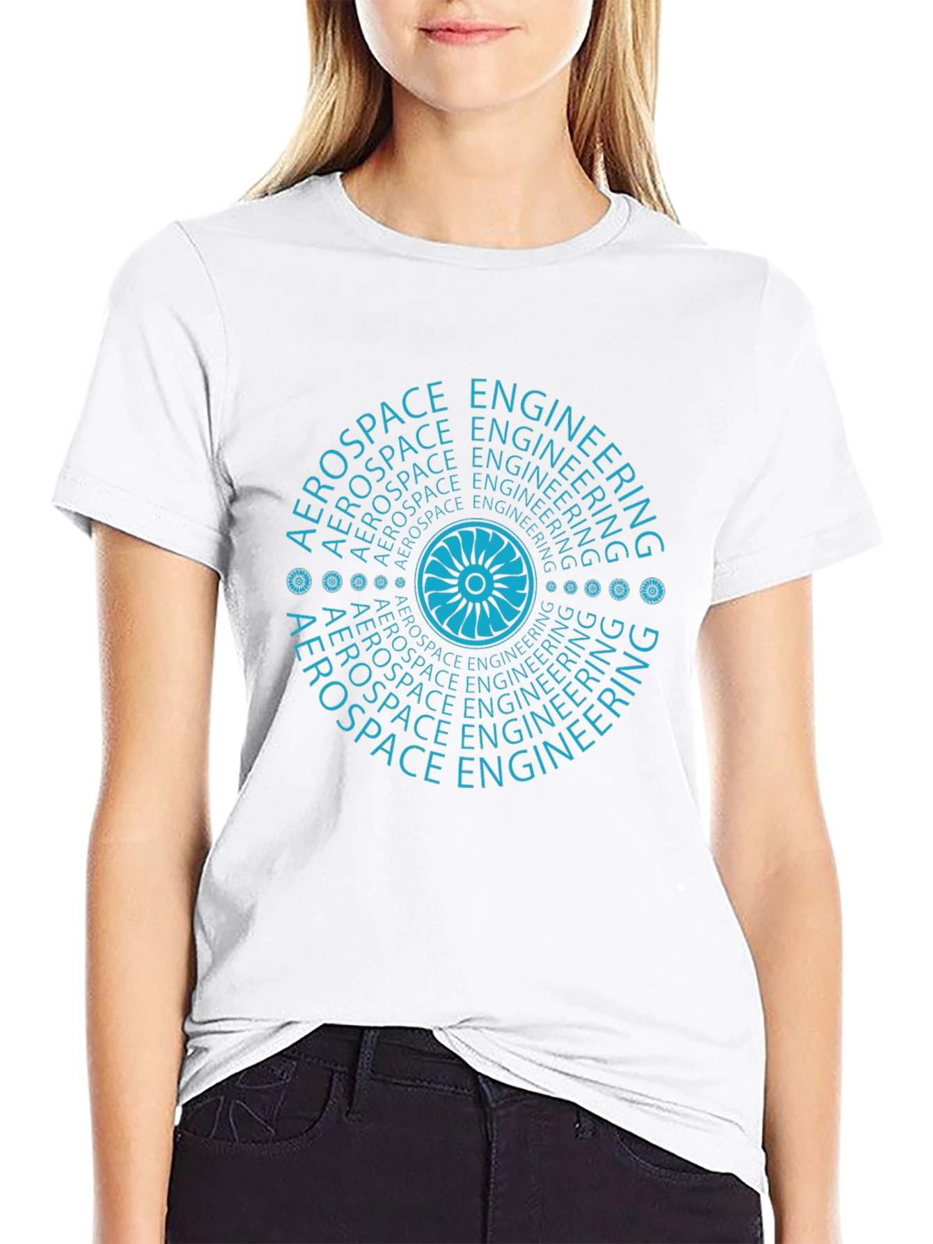 Aerospace Engineering Graphic Tee - Stylish Black T-Shirt