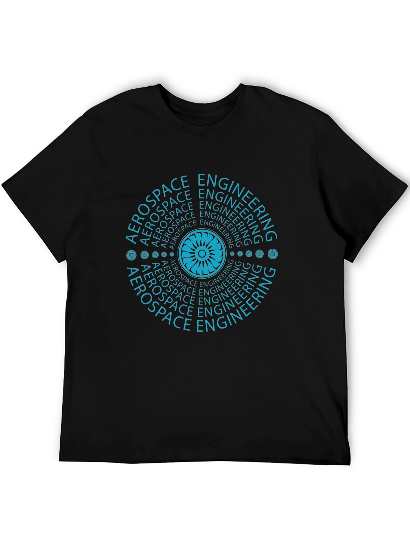 Aerospace Engineering Graphic Tee - Stylish Black T-Shirt