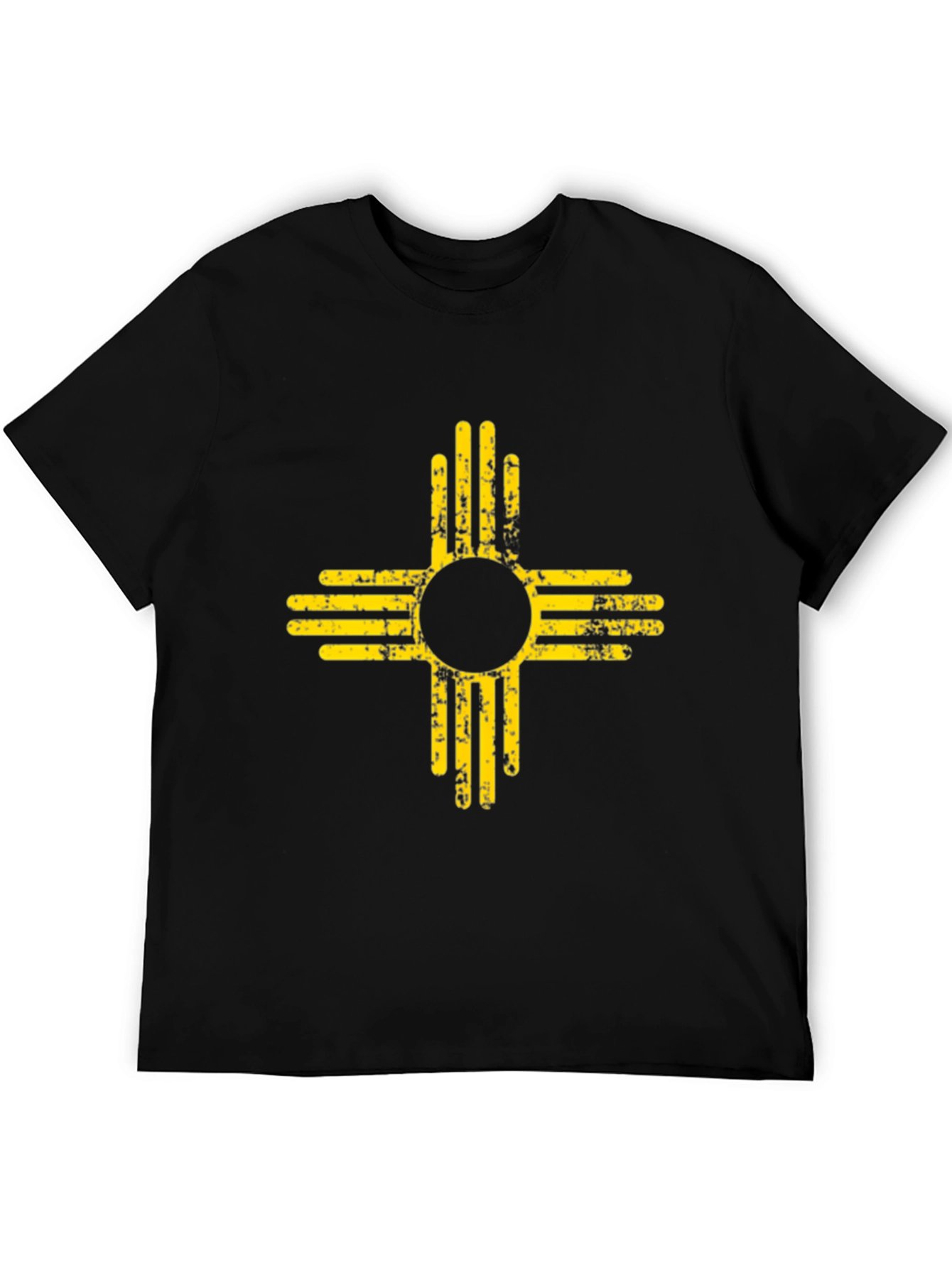 Albuquerque Zia Symbol Black T-Shirt
