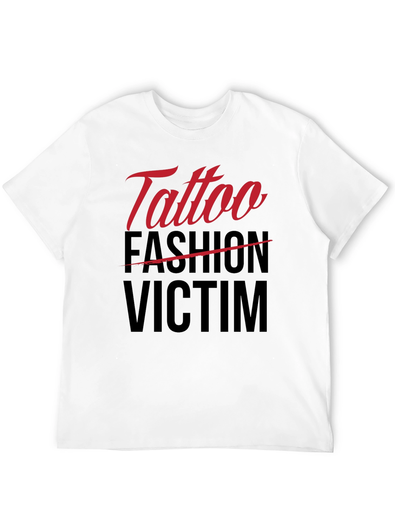 Tattoo Fashion Victim Black T-Shirt