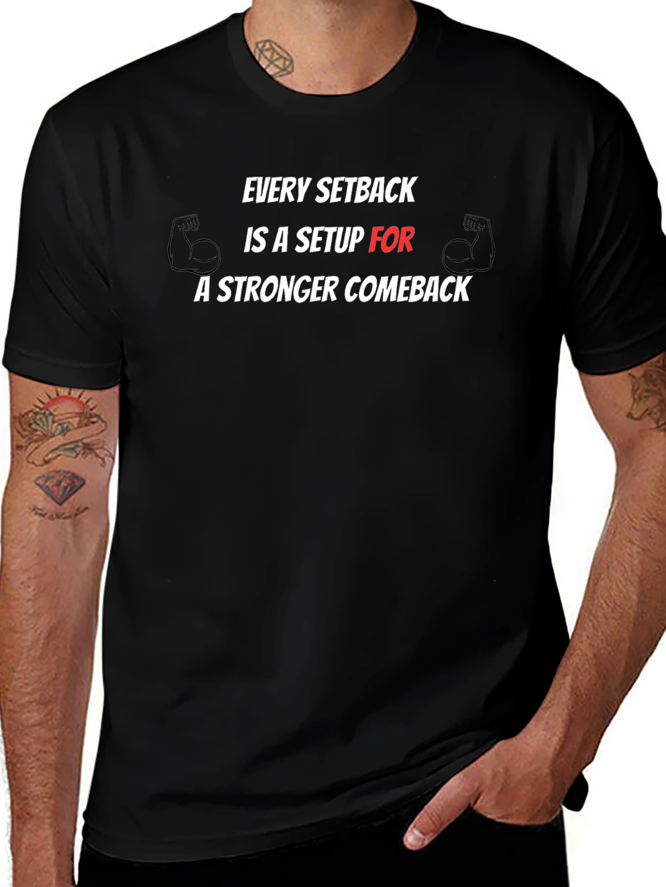 Every Setback T-Shirt - Stronger Comeback Graphic Tee