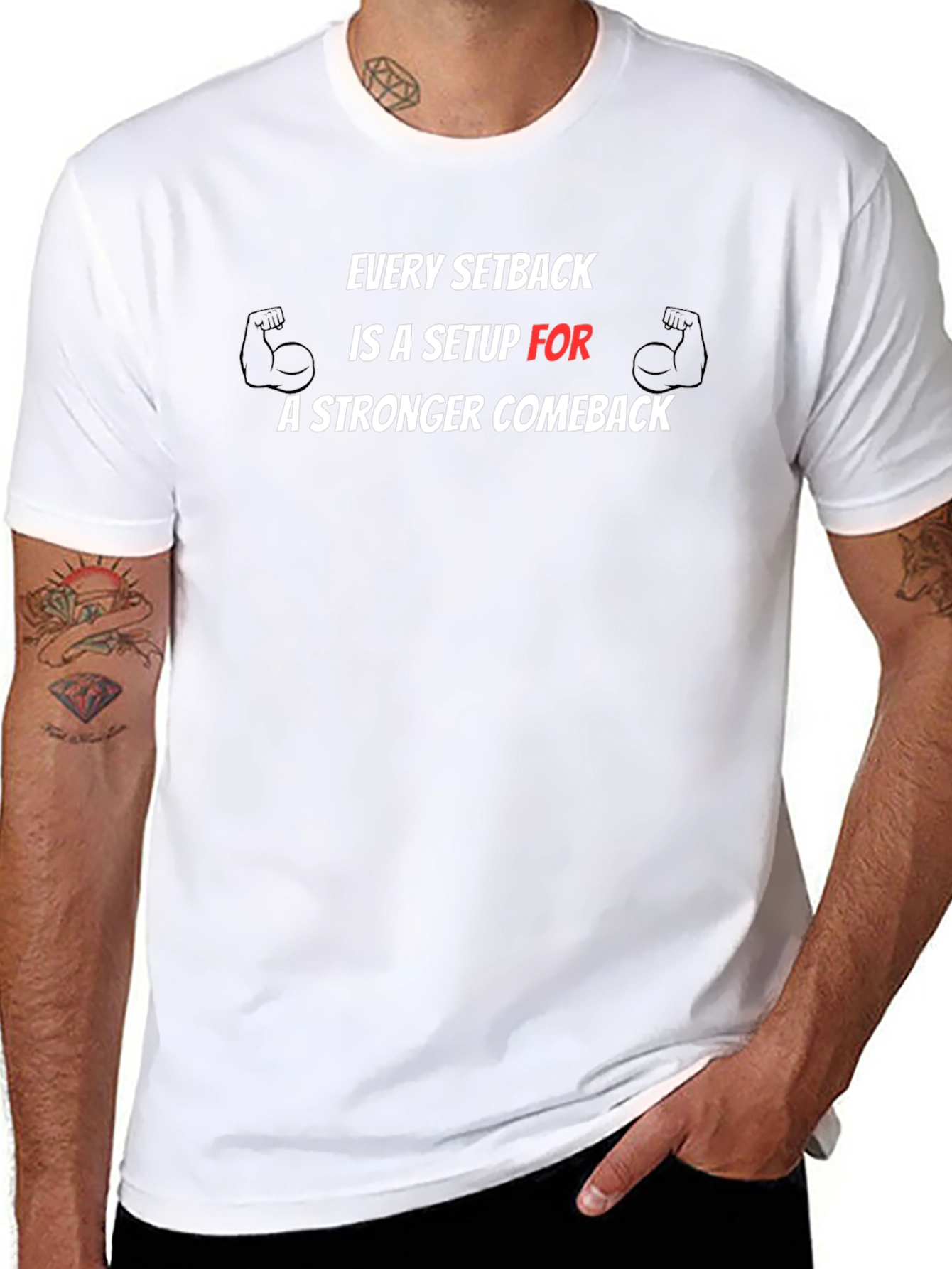 Every Setback T-Shirt - Stronger Comeback Graphic Tee
