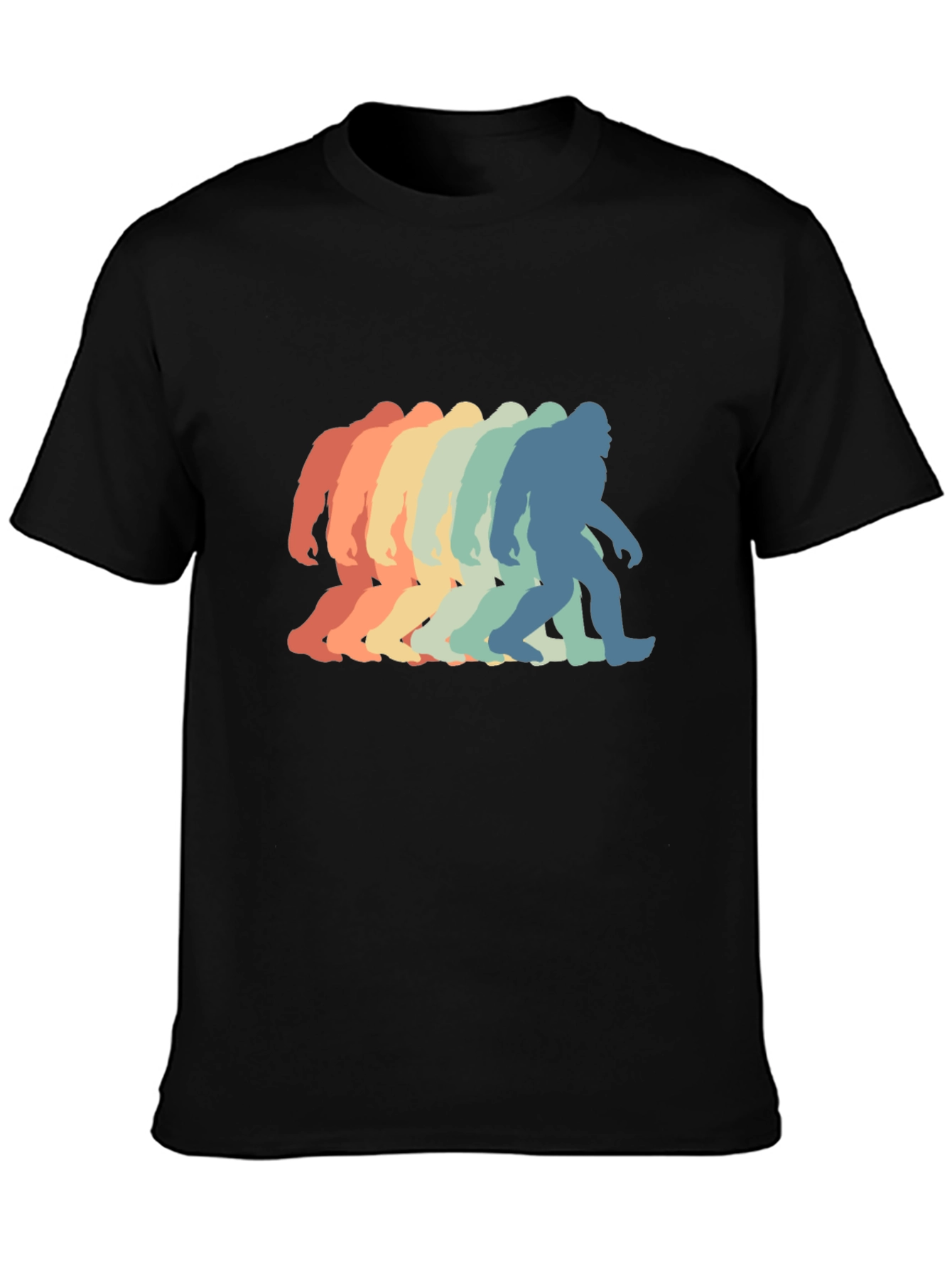 Retro Bigfoot Silhouette Graphic Tee