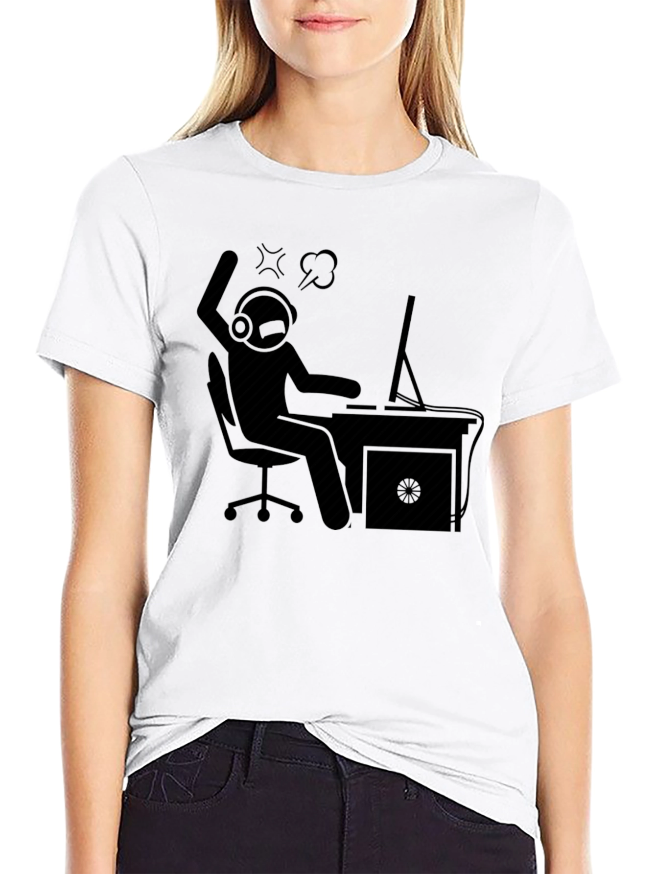 Gamer Rage T-Shirt - Funny Angry Gamer Tee