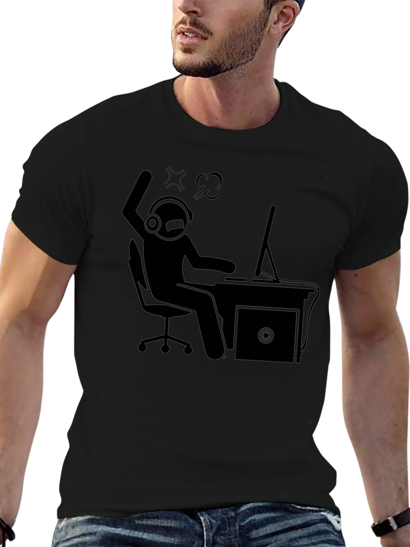Gamer Rage T-Shirt - Funny Angry Gamer Tee