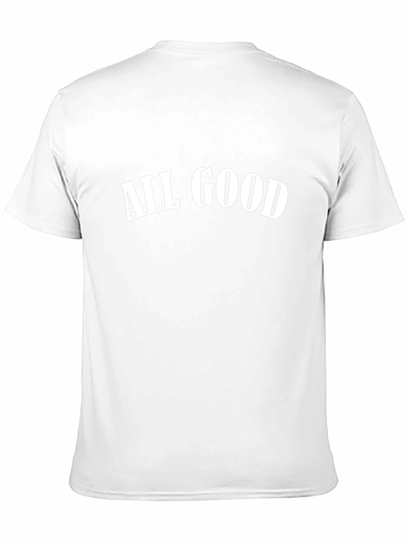 All Good Black Graphic Tee - Mens Casual T-Shirt