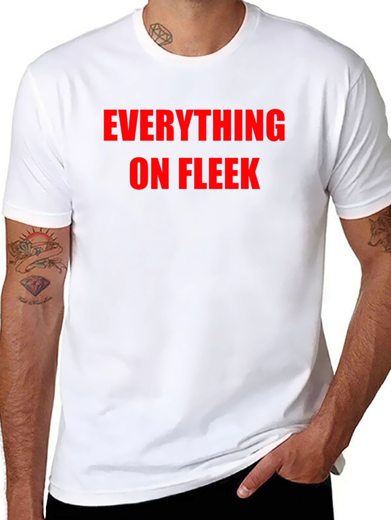 Everything on Fleek Black T-Shirt