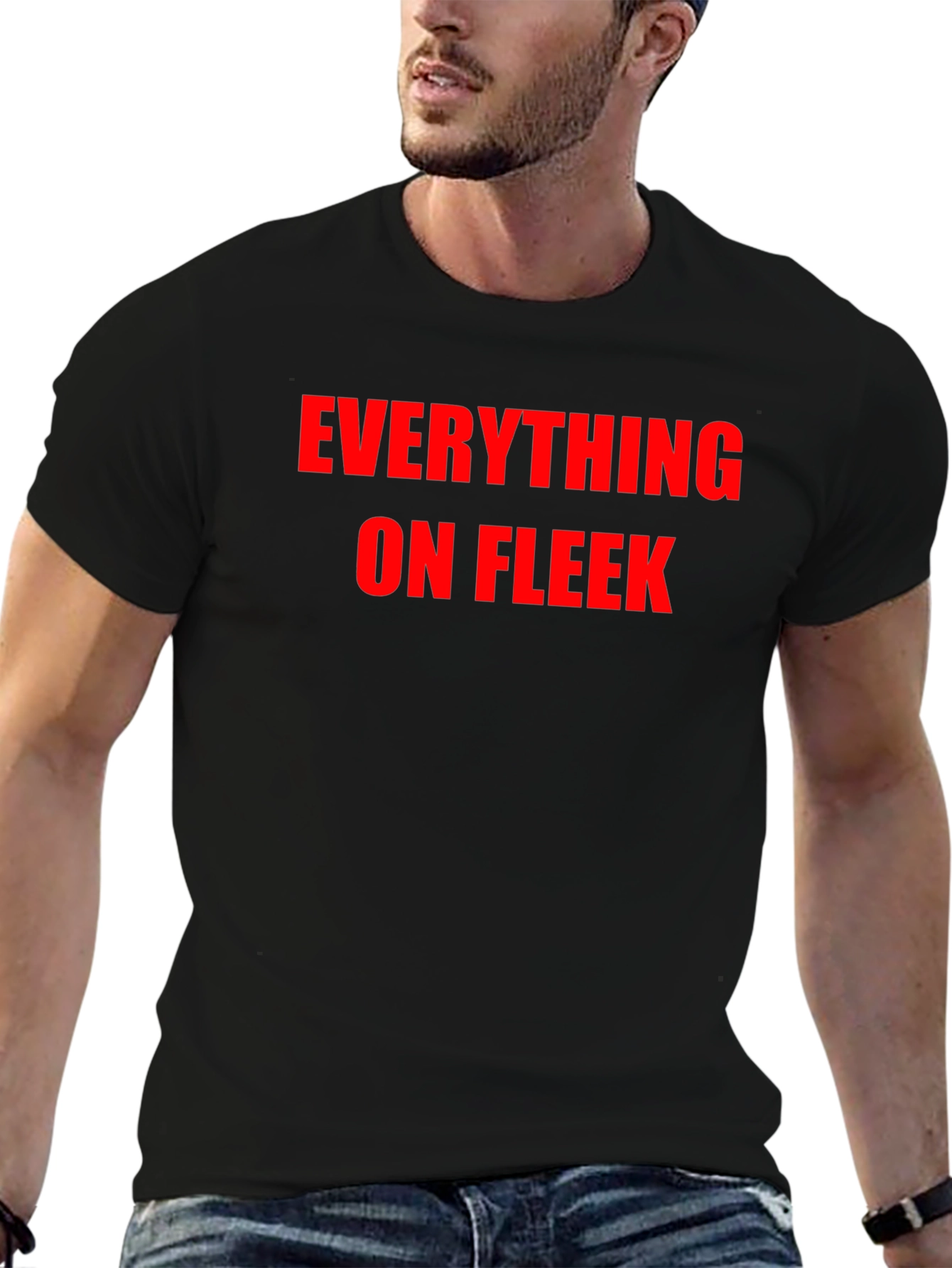 Everything on Fleek Black T-Shirt