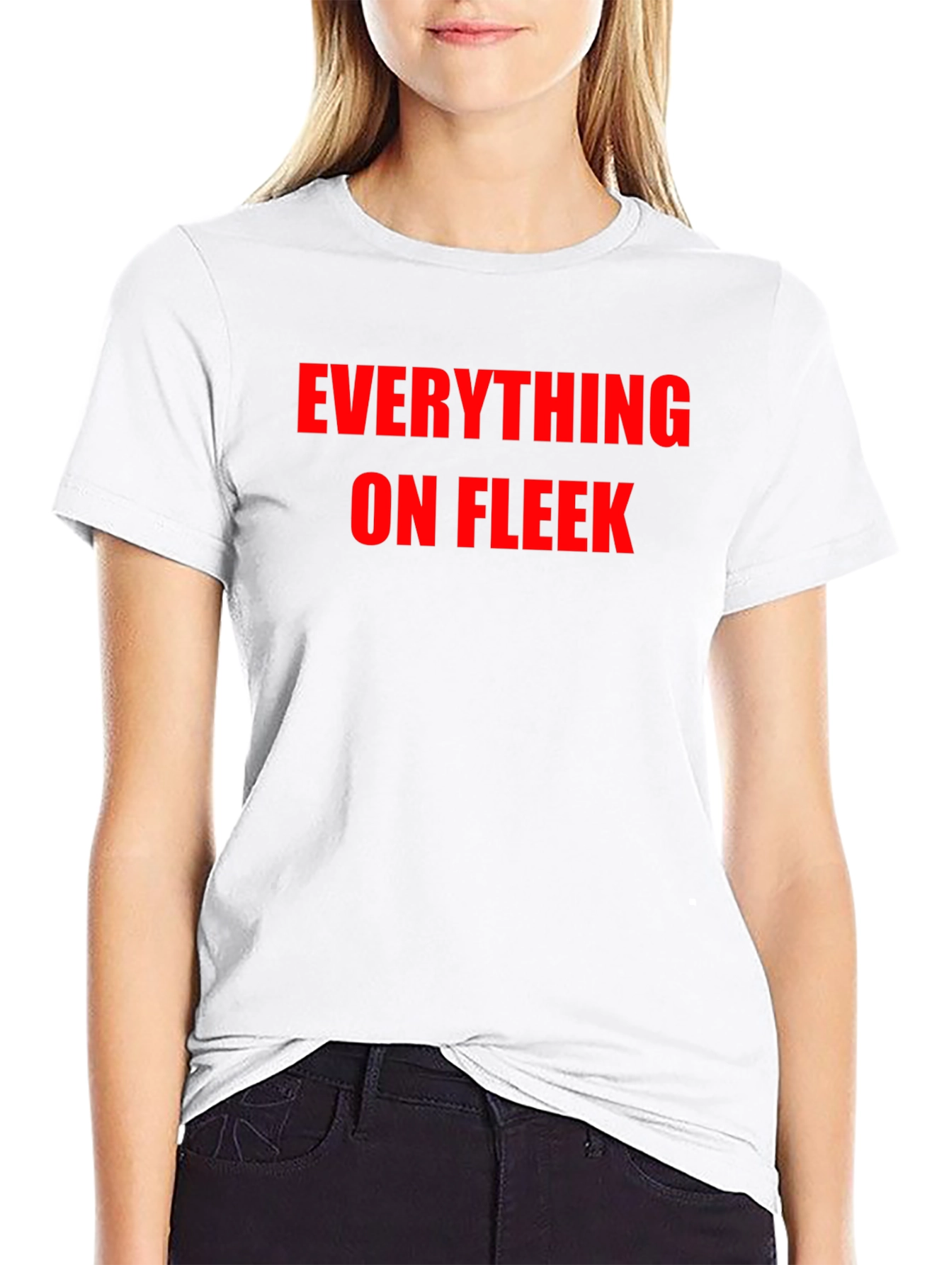 Everything on Fleek Black T-Shirt