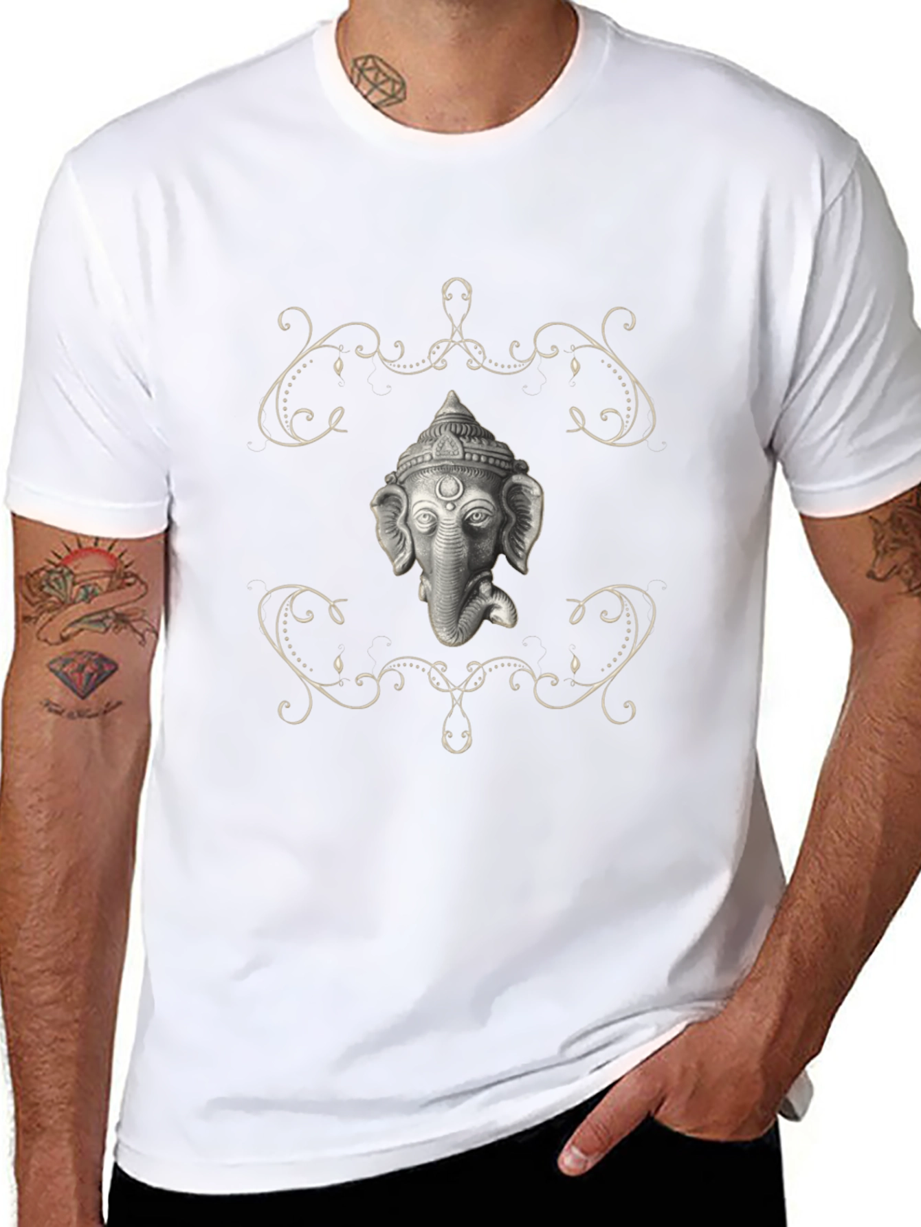 Ganesh Graphic Tee - Spiritual Style