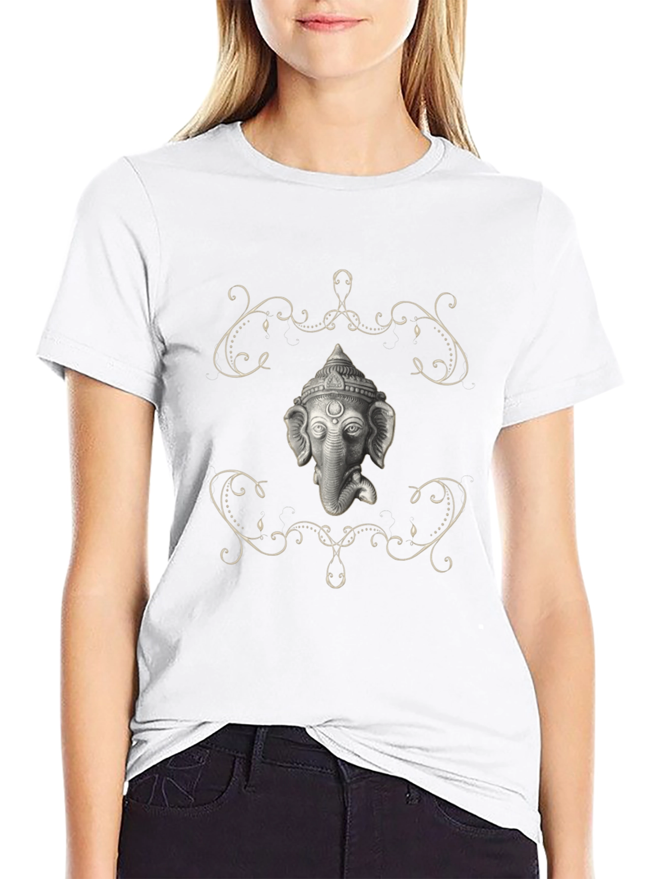 Ganesh Graphic Tee - Spiritual Style