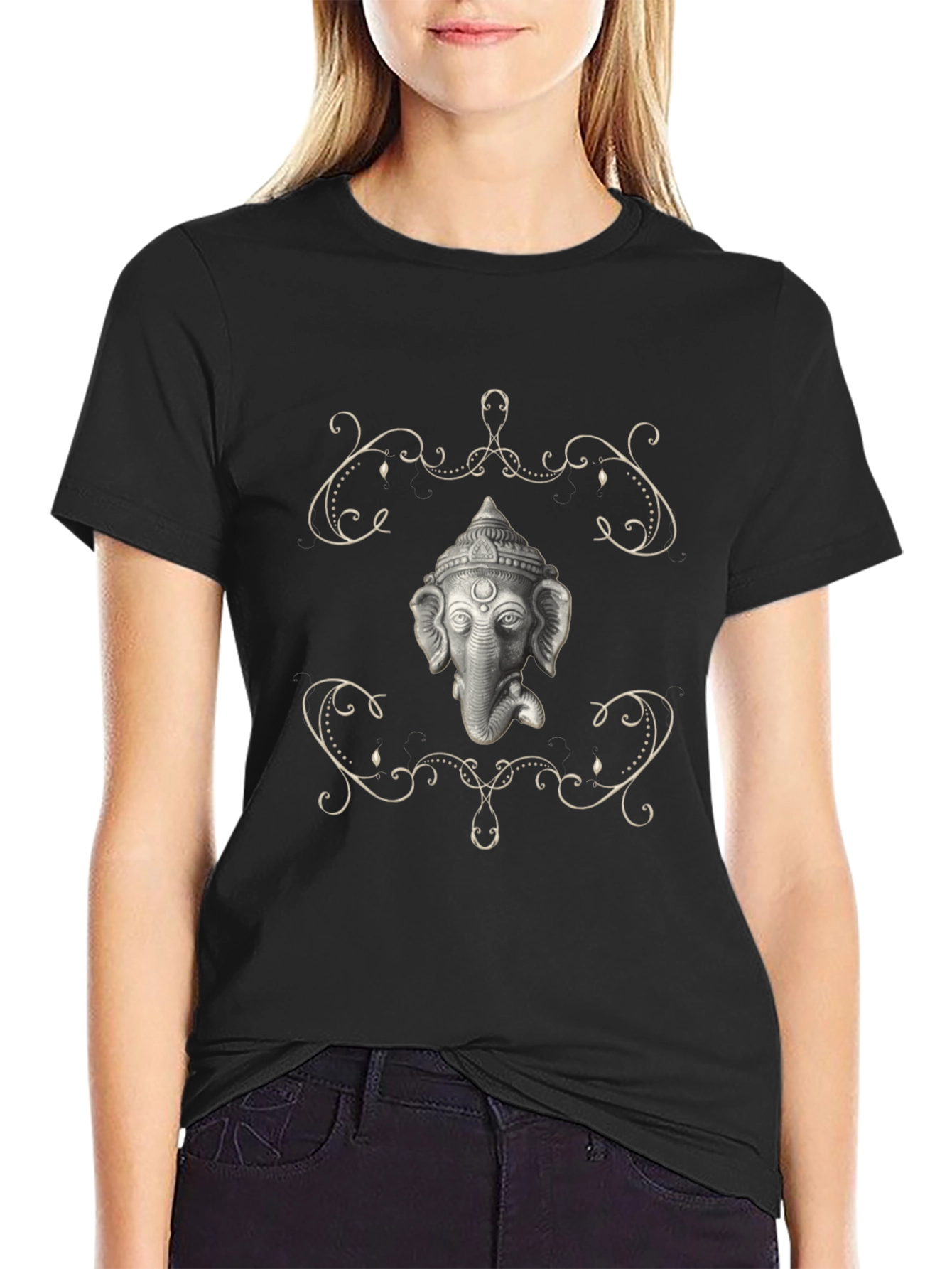 Ganesh Graphic Tee - Spiritual Style