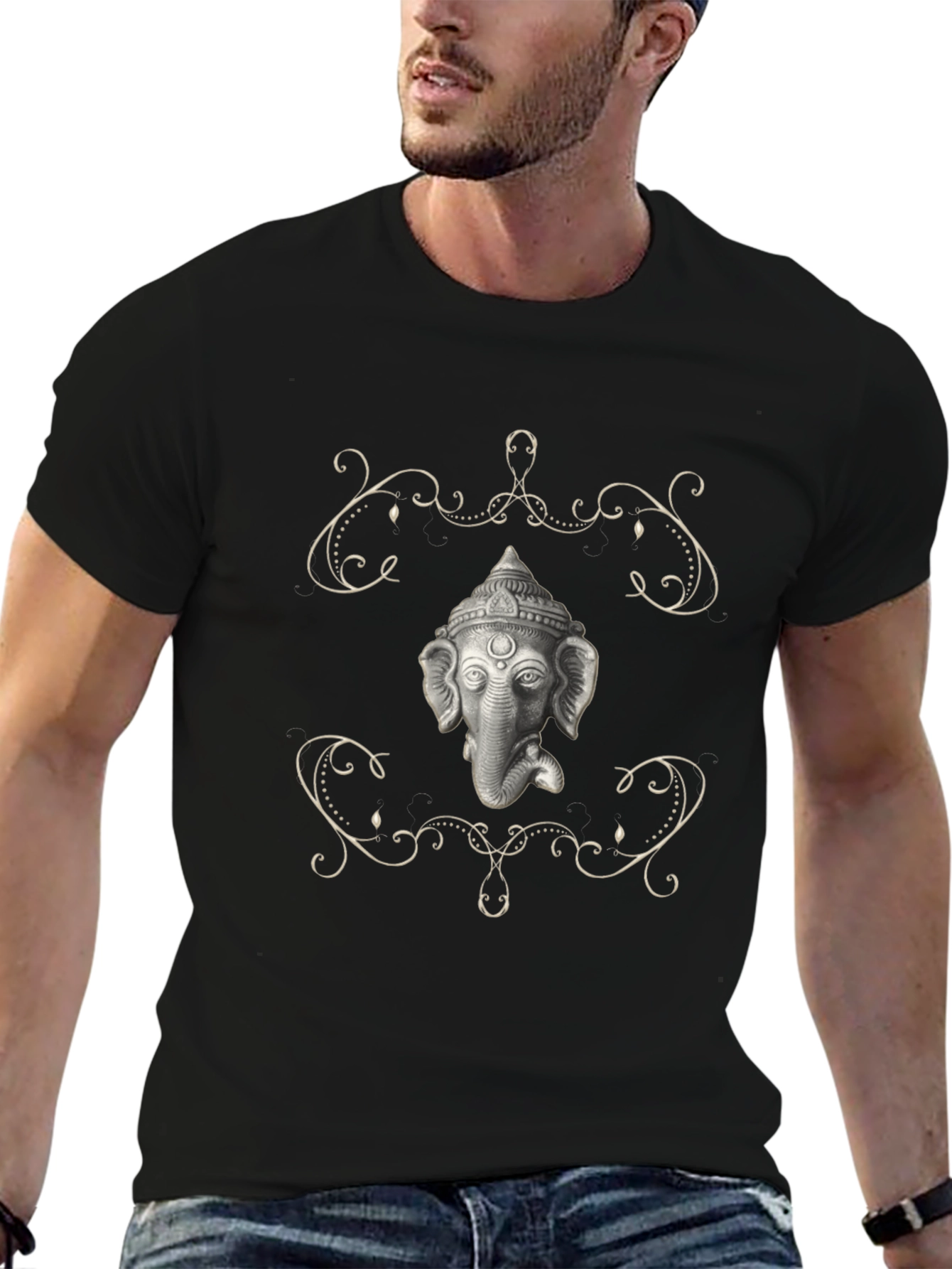 Ganesh Graphic Tee - Spiritual Style