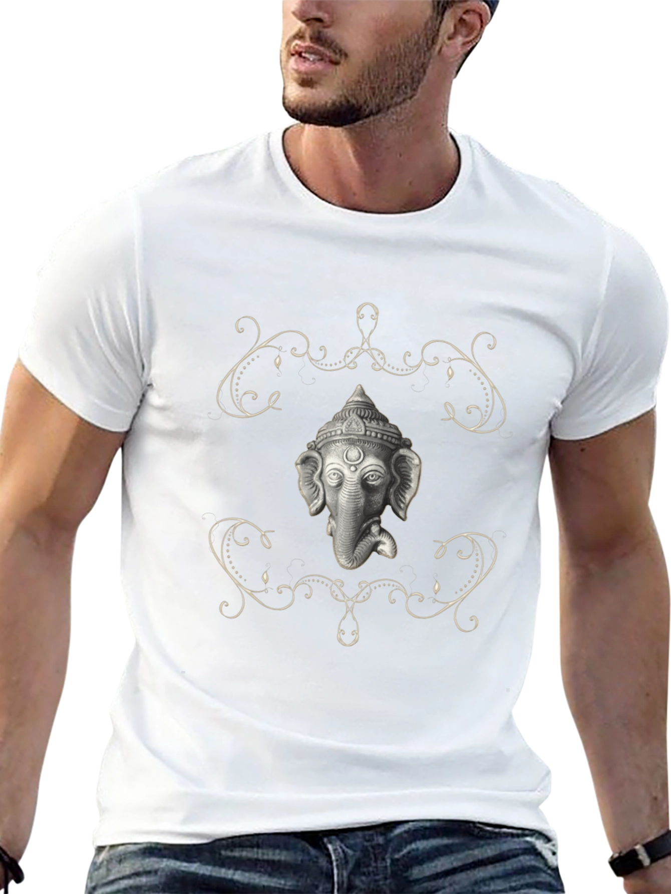 Ganesh Graphic Tee - Spiritual Style